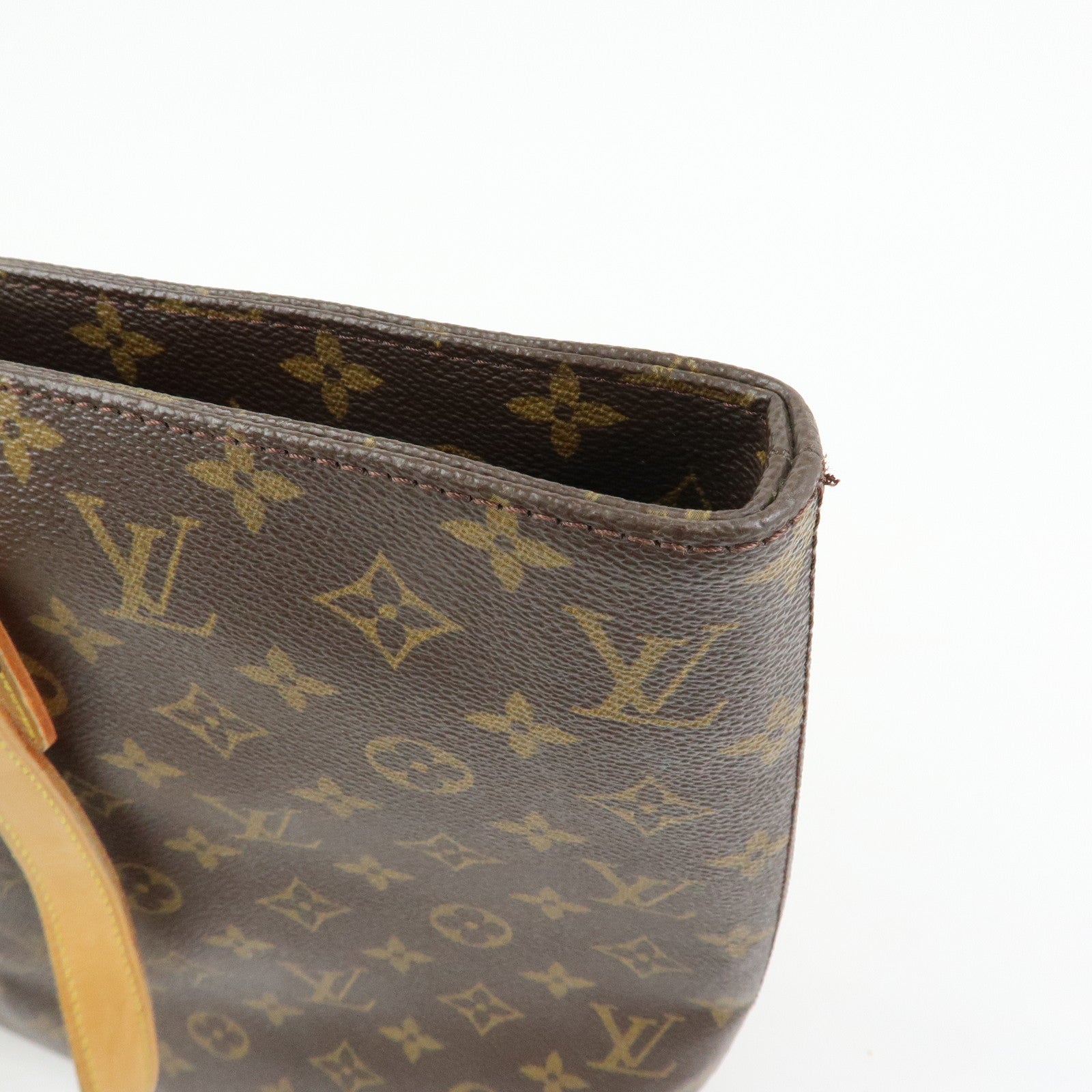 Louis Vuitton Monogram Luco Tote Bag Hand Bag Brown M51155