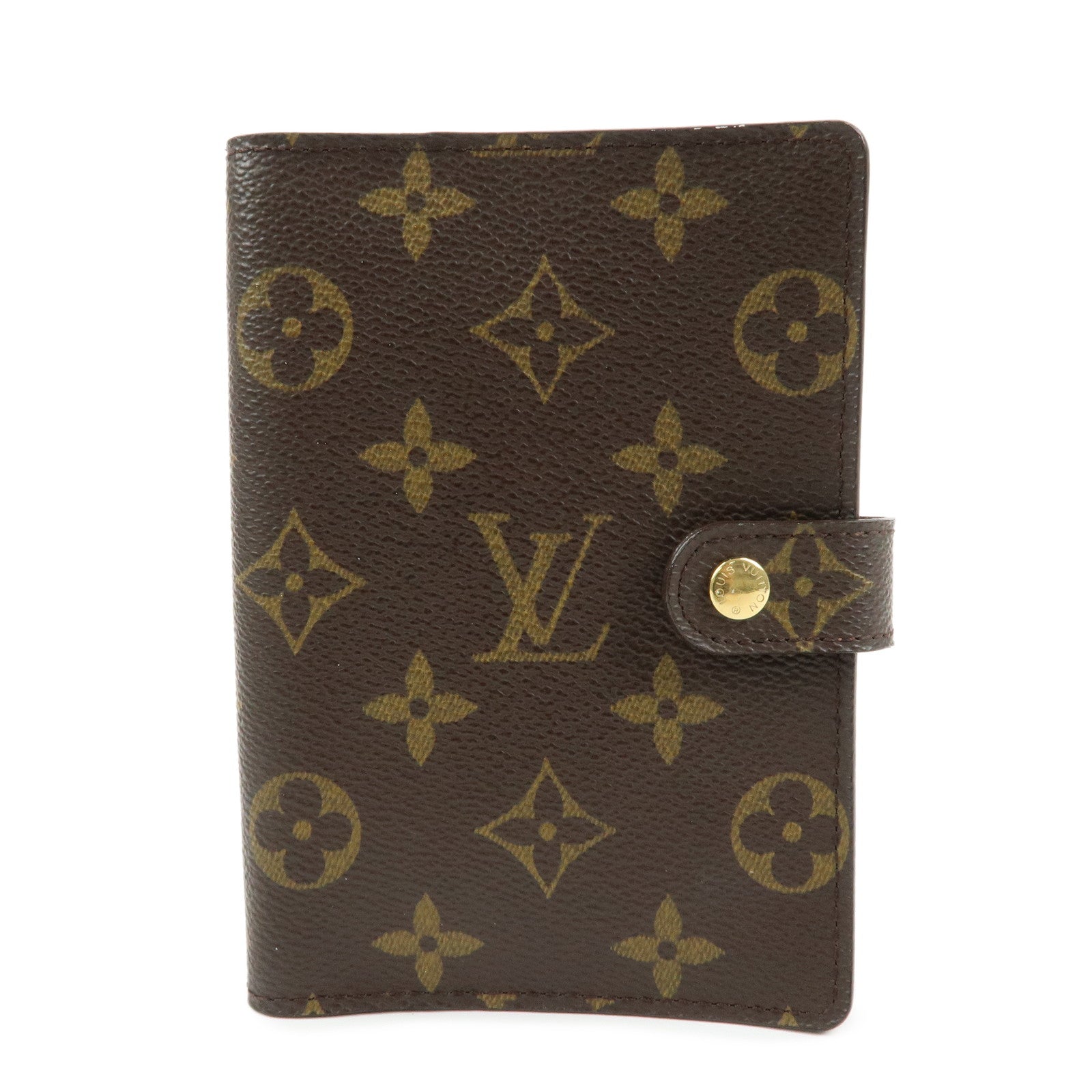 Louis Vuitton Monogram Agenda PM Planner Cover Brown R20005