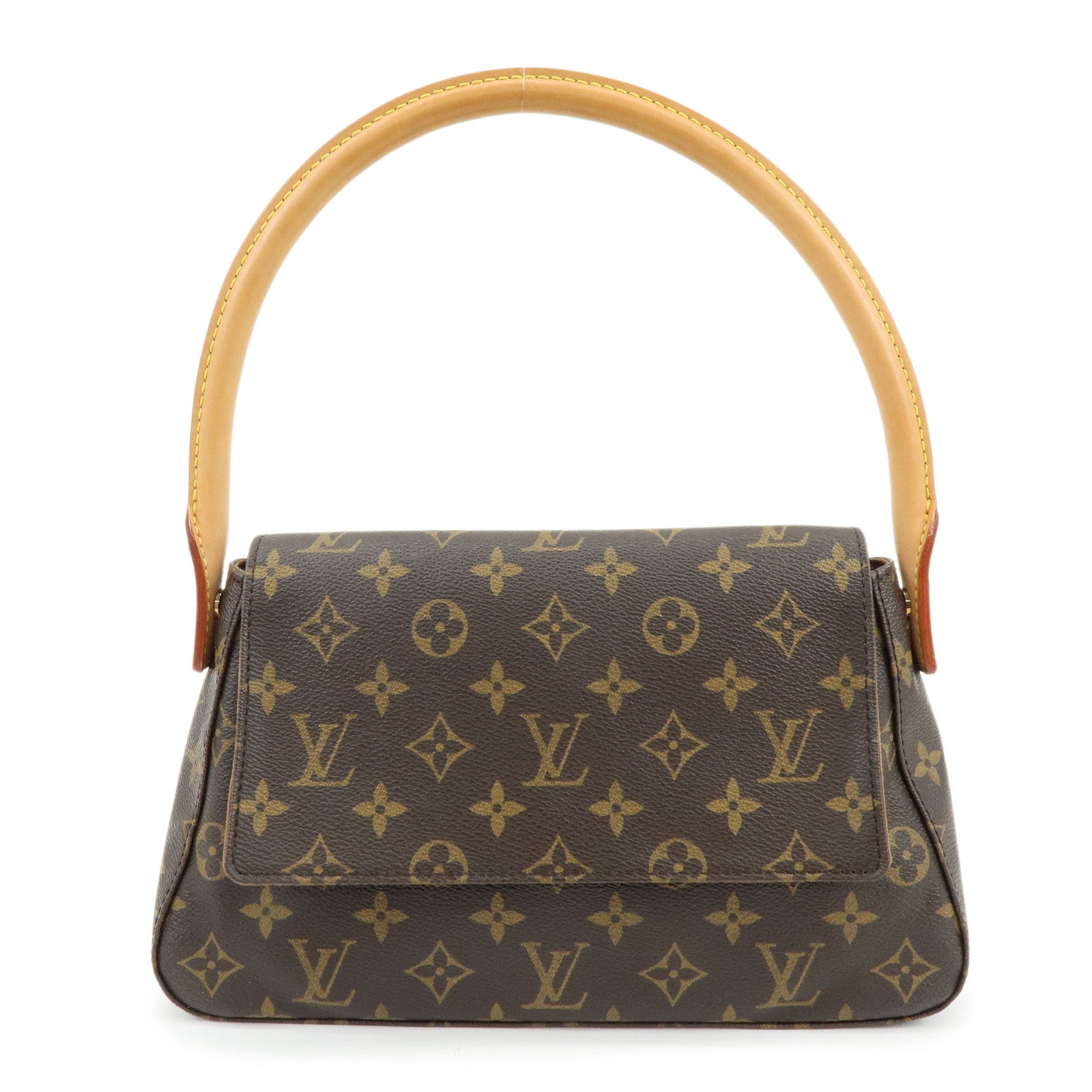 Louis Vuitton Monogram Mini Looping Shoulder Bag Brown M51147