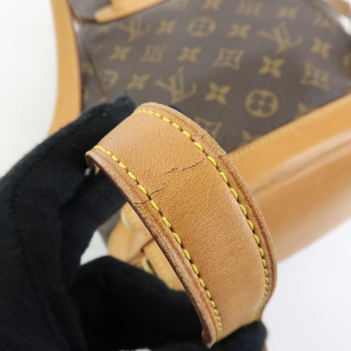 Louis Vuitton Monogram Montsouris MM Backpack Brown M51136