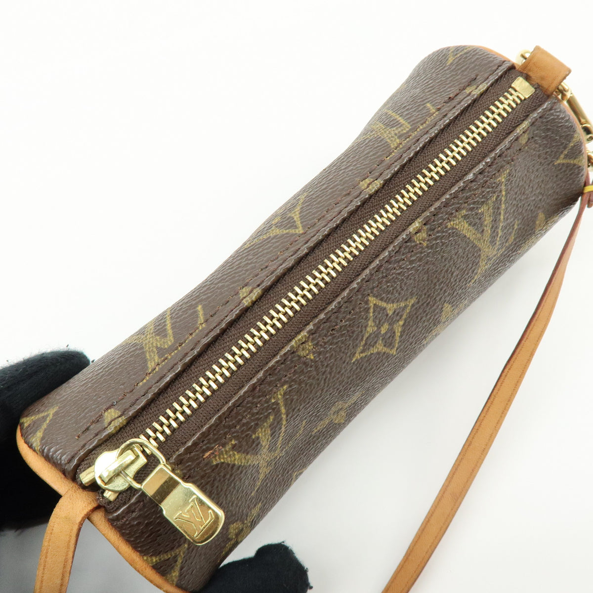 Louis Vuitton Monogram Mini Pouch for Papillon Bag Brown