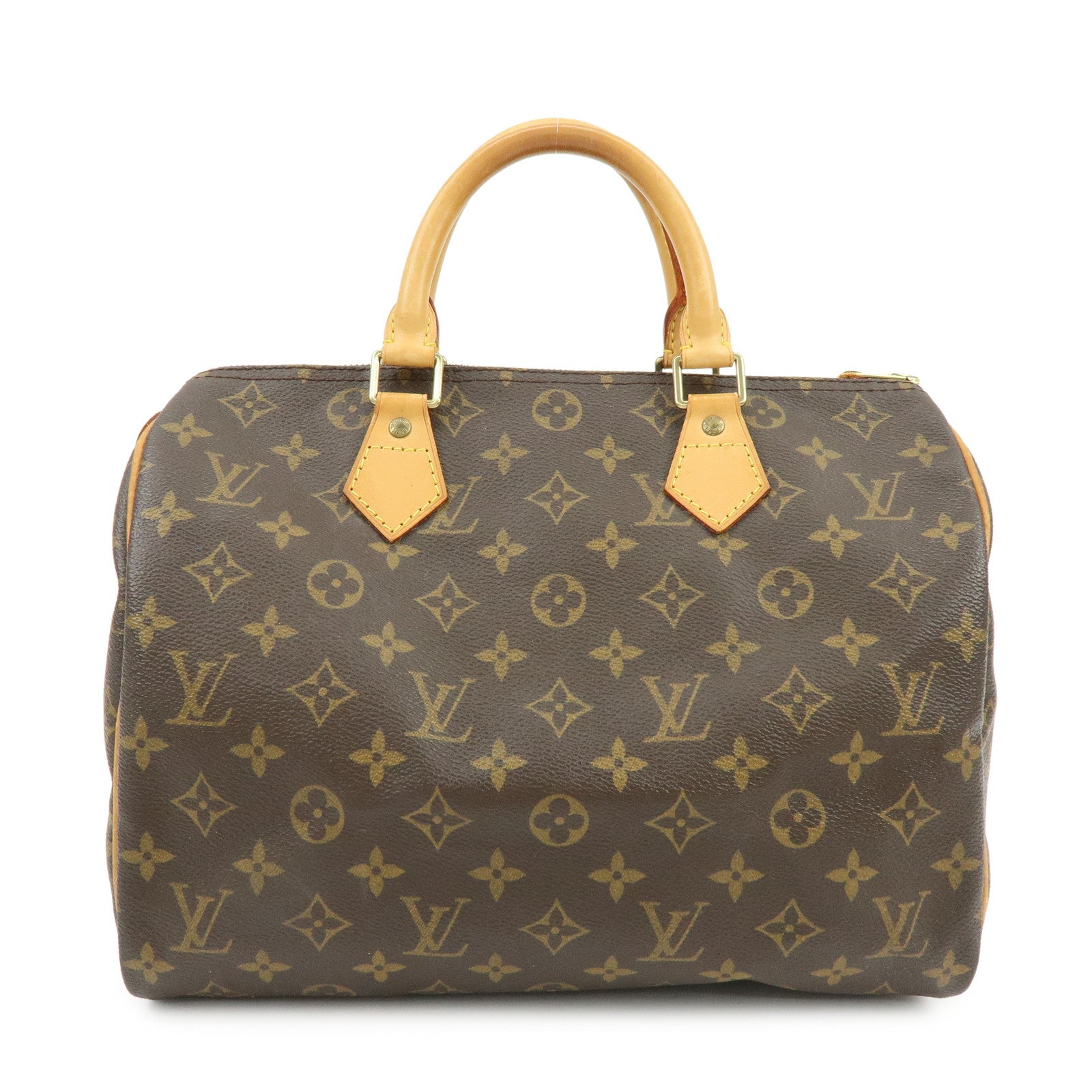 Louis Vuitton Monogram Speedy 30 Boston Bag Hand Bag Brown M41526
