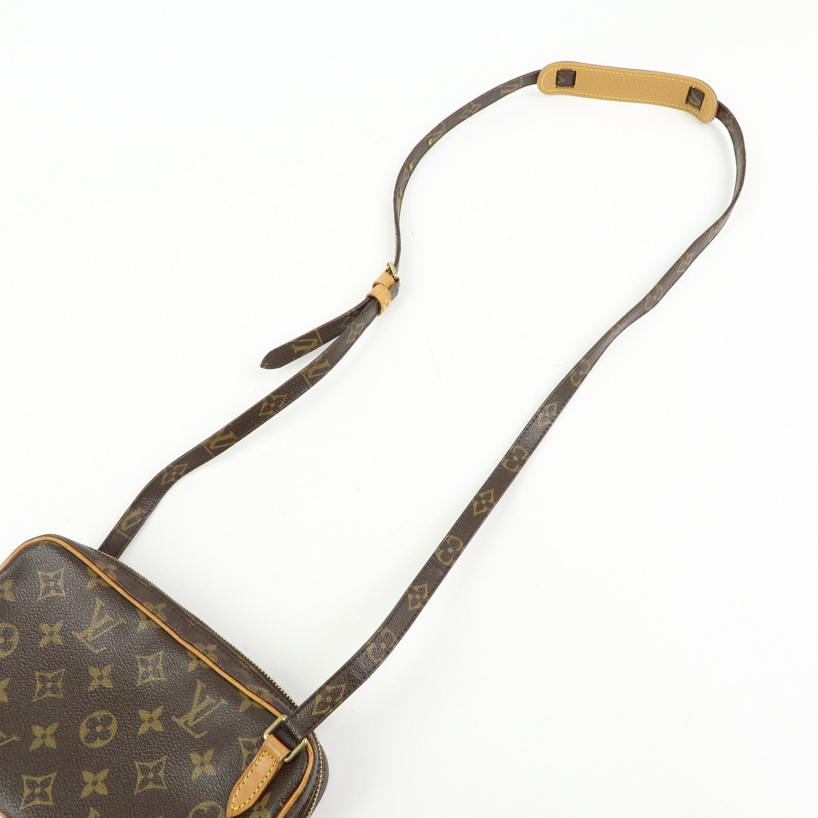 Louis Vuitton Monogram Pochette Marly Bandouliere Bag Brown M51828