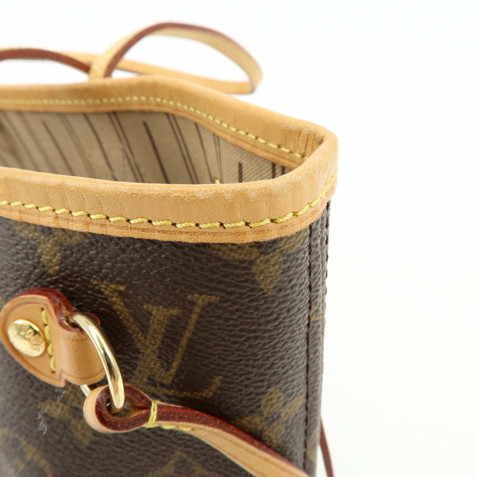 Louis Vuitton Monogram Neverfull PM Tote Bag Hand Bag Brown M40155