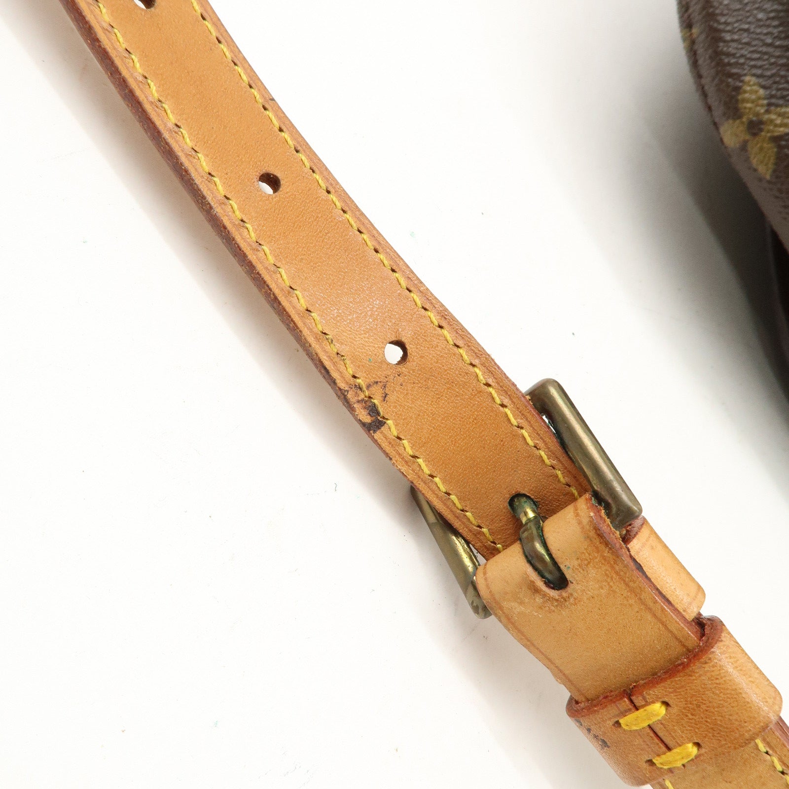 Louis Vuitton Monogram Saint Cloud GM Shoulder Bag Brown M51242 Used