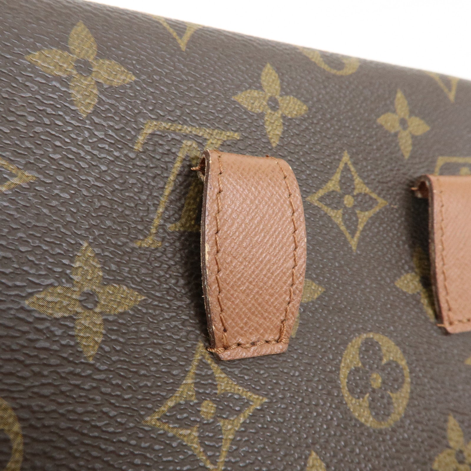 Louis Vuitton Monogram Pochette Arche Canvas Waist Bag Brown M51975