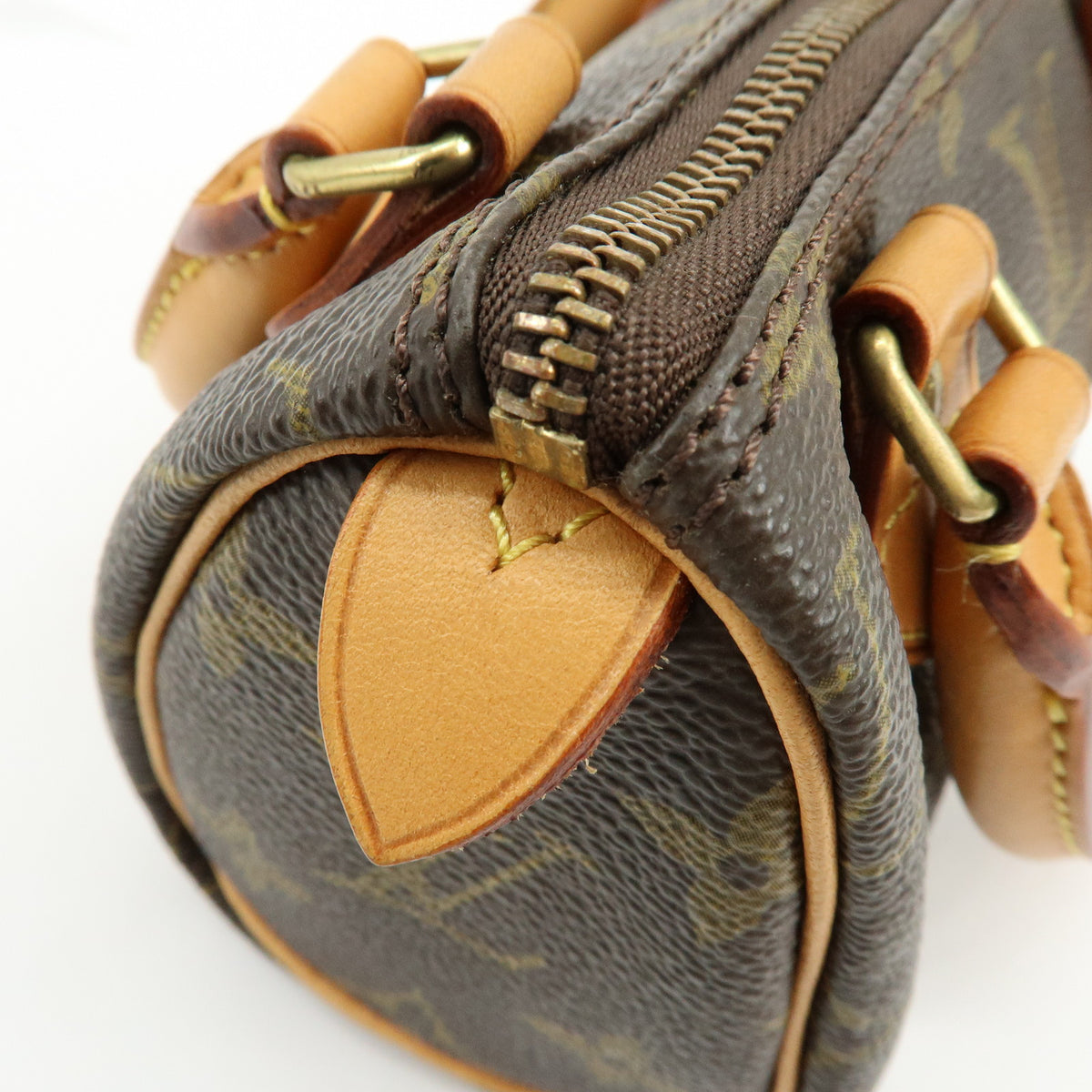 Louis Vuitton Monogram Mini Speedy Hand Bag and Strap M41534 J00109 Lot
