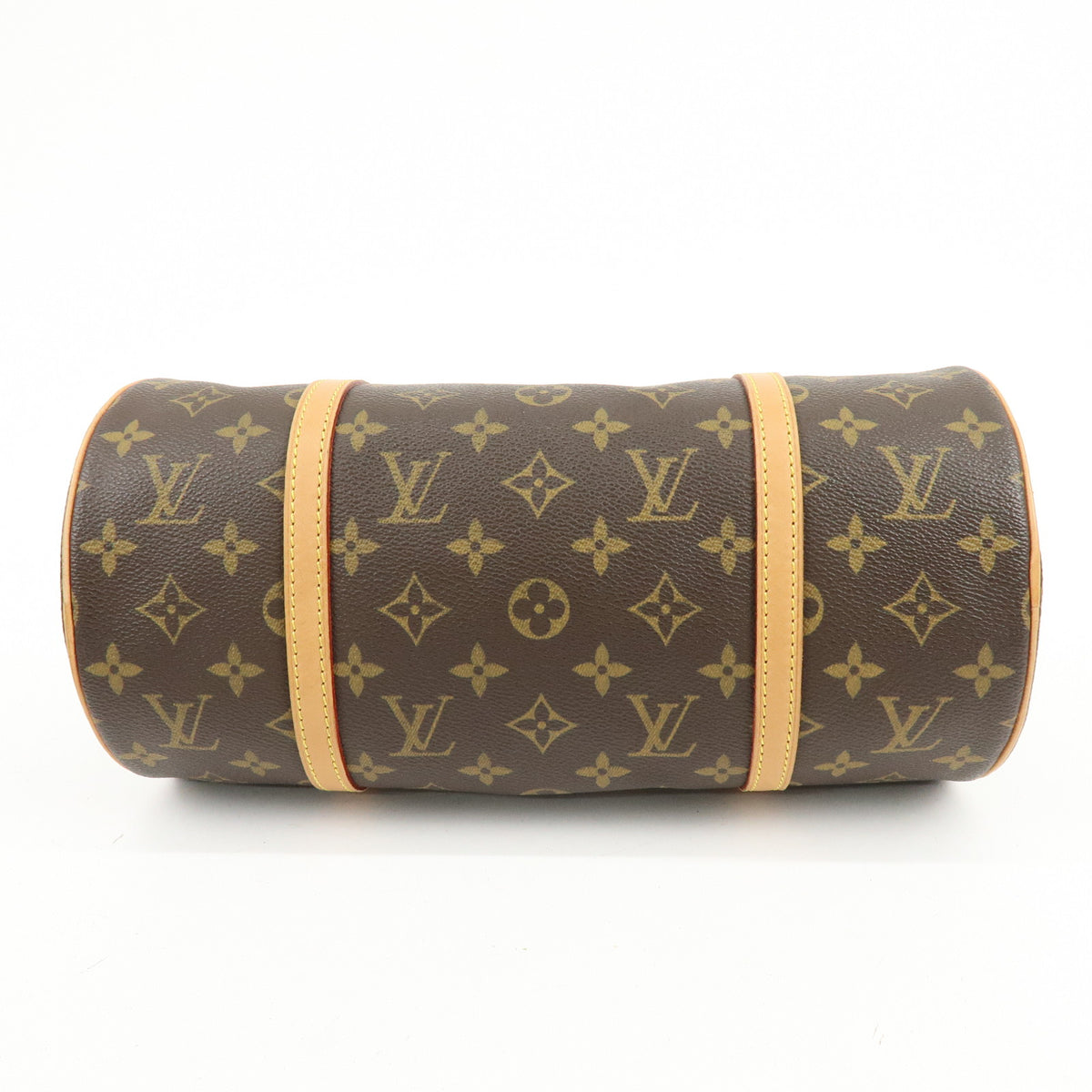 Louis Vuitton Monogram Papillon 30 Hand Bag Brown M51385