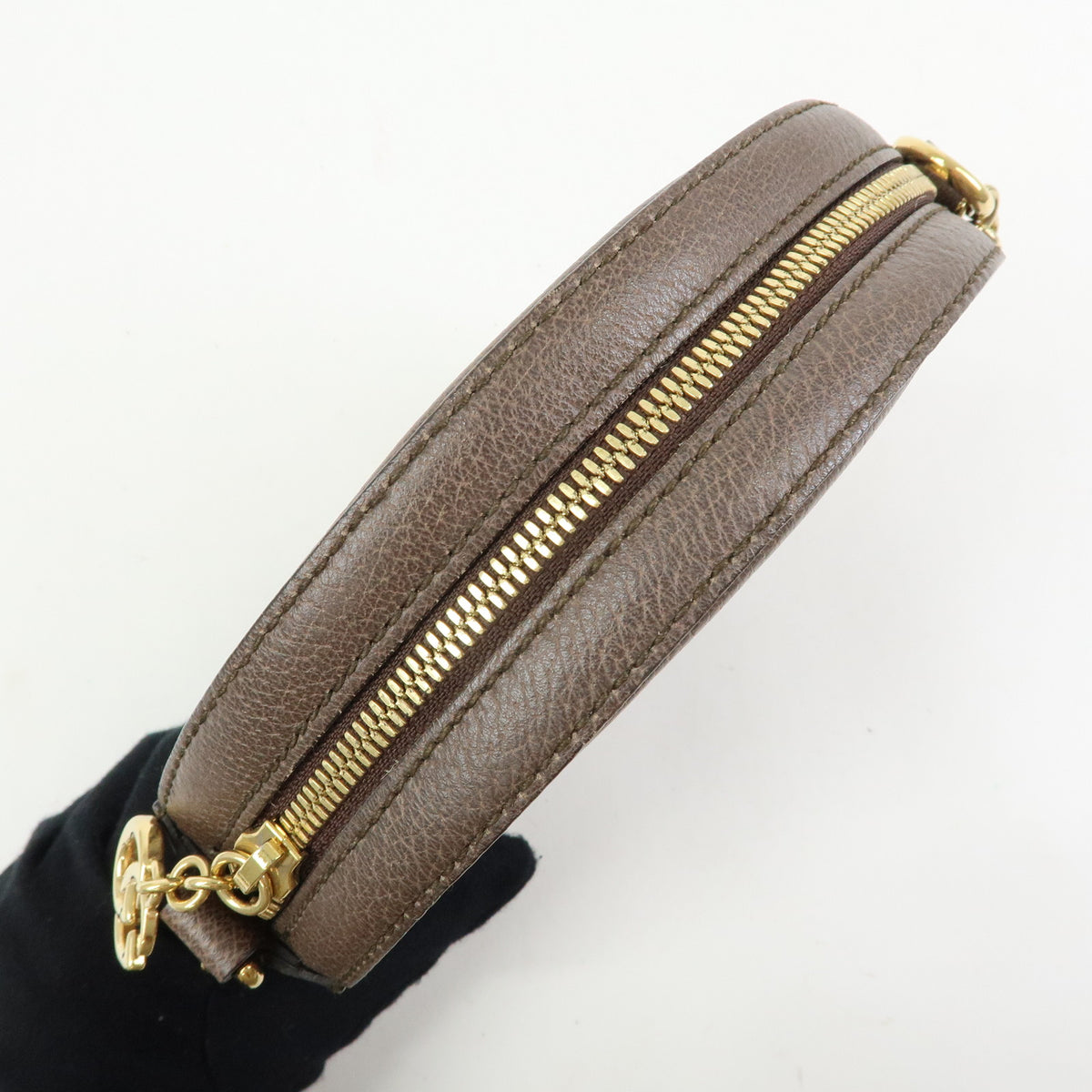 GUCCI Ophidia Sherry Double G Round Mini Chain Shoulder Bag 550618