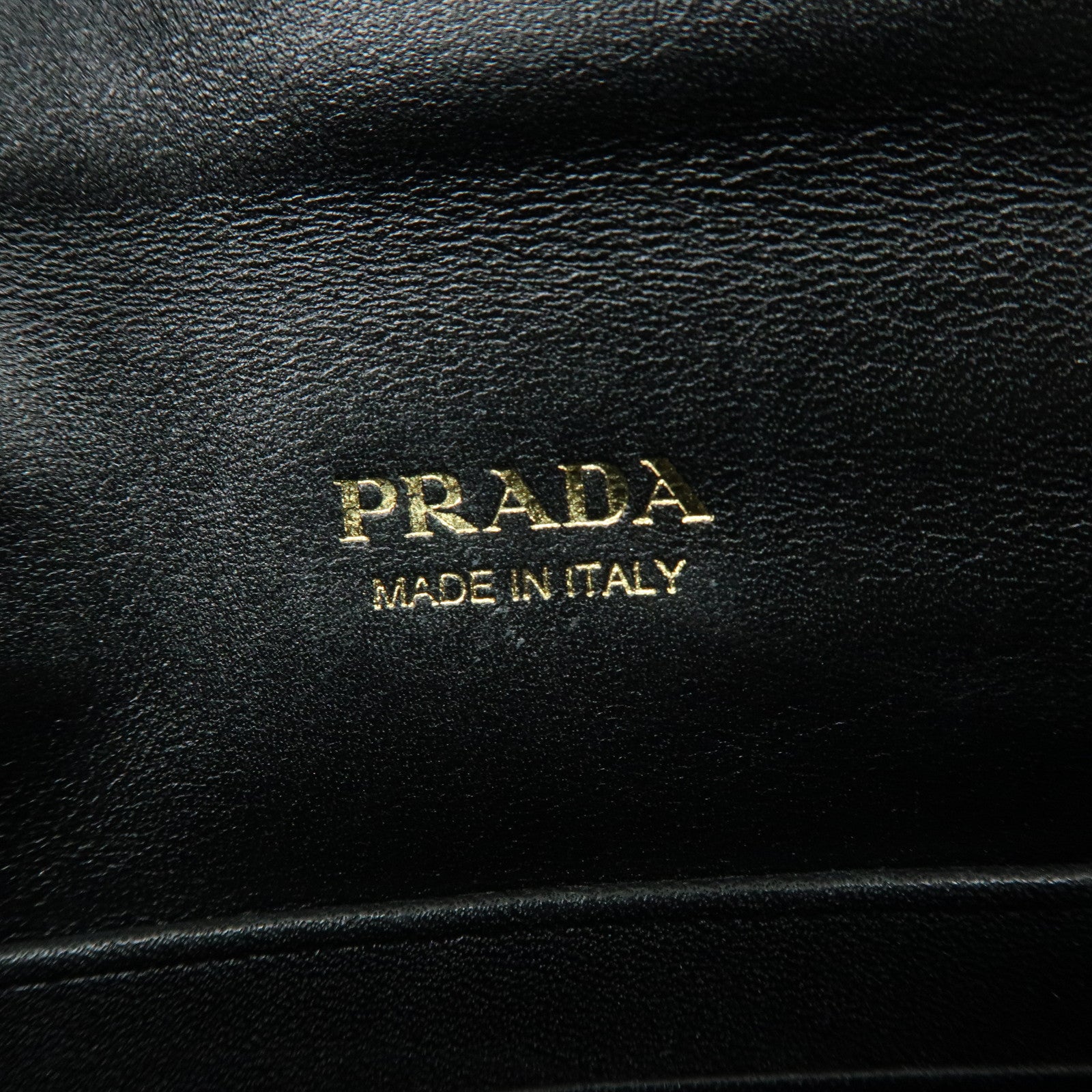 PRADA Saffiano Leather Flap Long Wallet Purse Black 1MF175