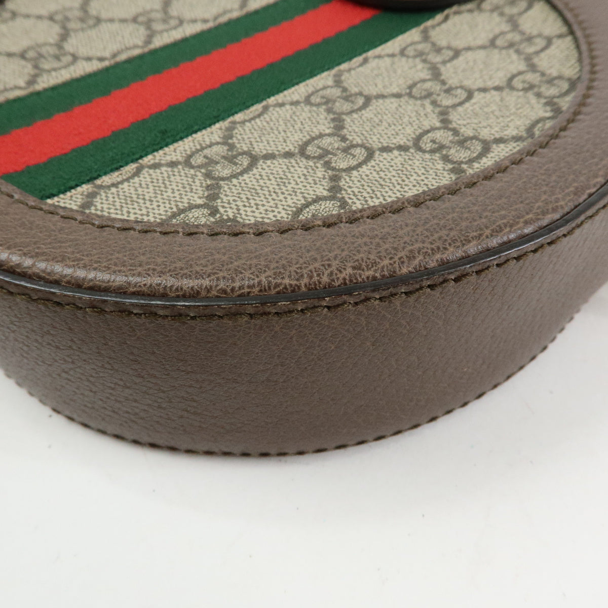 GUCCI Ophidia Sherry Double G Round Mini Chain Shoulder Bag 550618