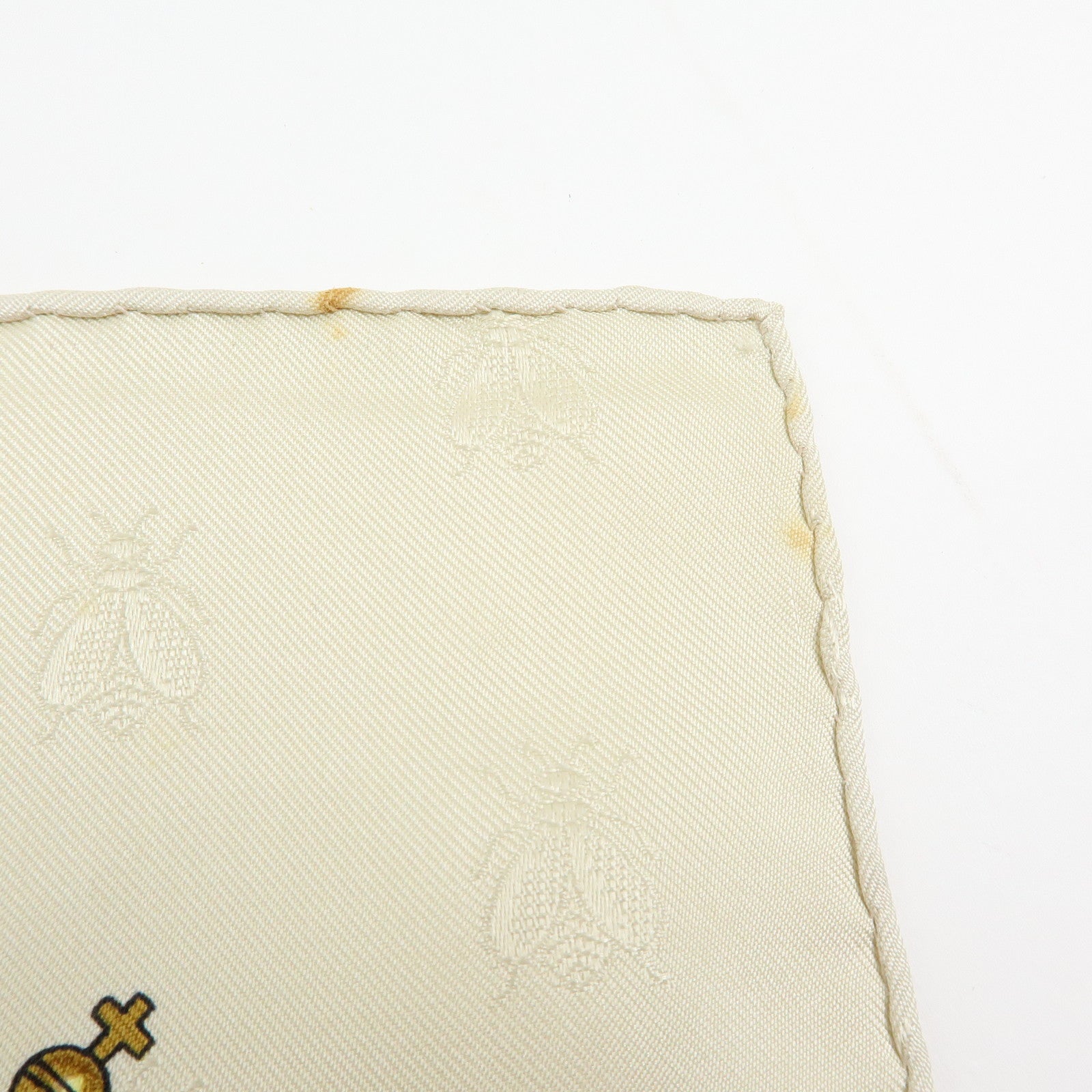 HERMES Carre 90 Silk 100% Scarf NAPOLEON Green White Red