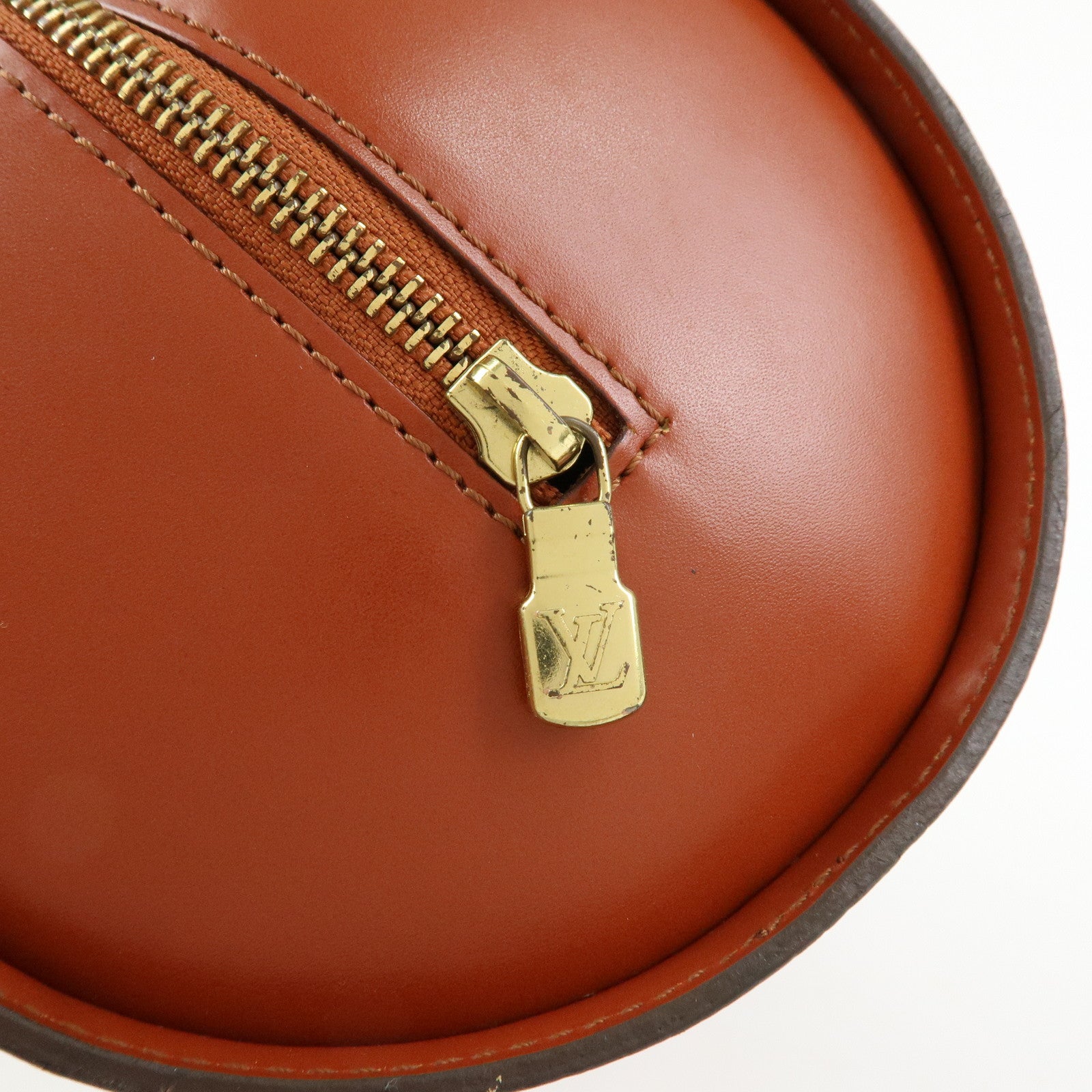 Louis Vuitton Epi Soufflot Leather Hand Bag Kenya Brown M52223