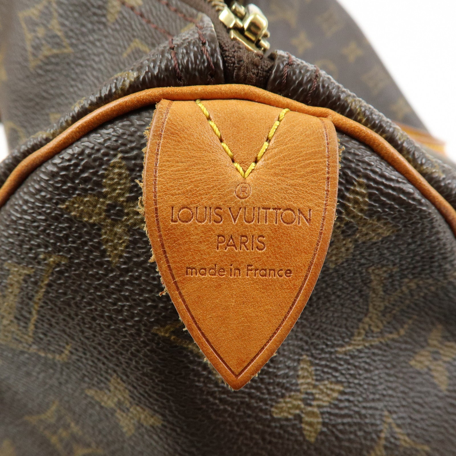 Louis Vuitton Monogram Speedy 40 Hand Bag Boston Bag Brown M41522