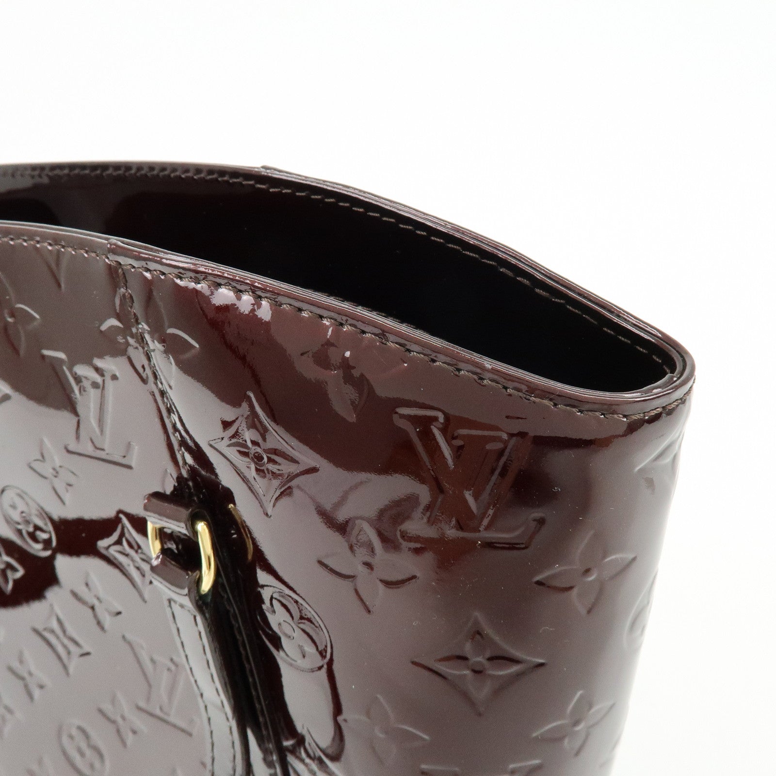 Louis Vuitton Monogram Vernis Avalon MM Tote Bag Amarante M91567