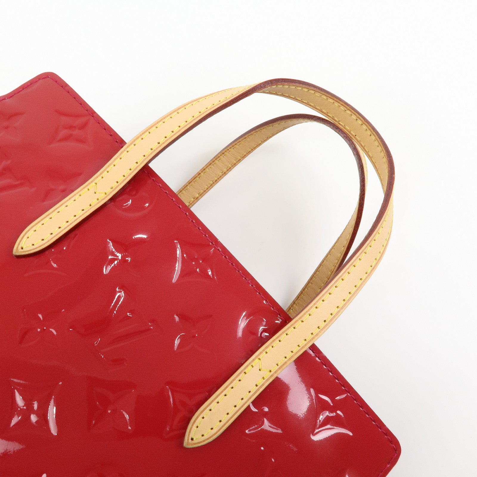 Louis Vuitton Monogram Vernis Catalina BB Hand Bag Rose Indien M90016
