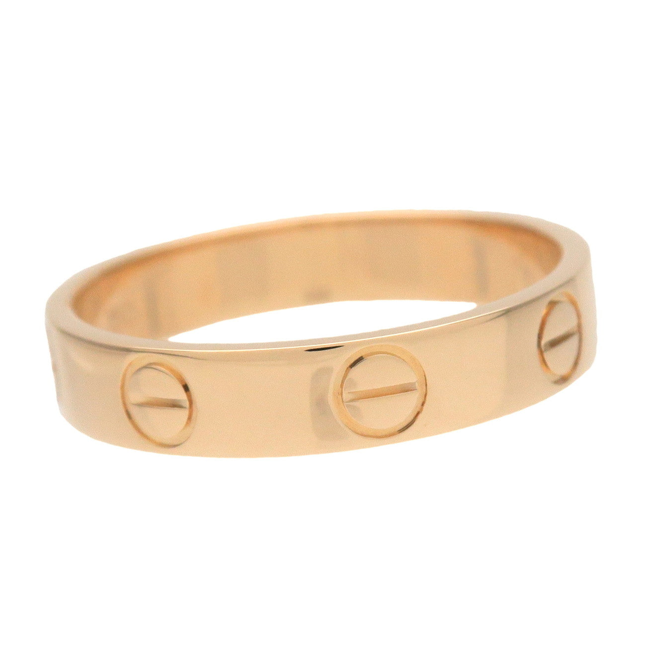 Cartier Mini Love Ring K18 750YG #50 US5.25 EU50 HK11 Yellow Gold