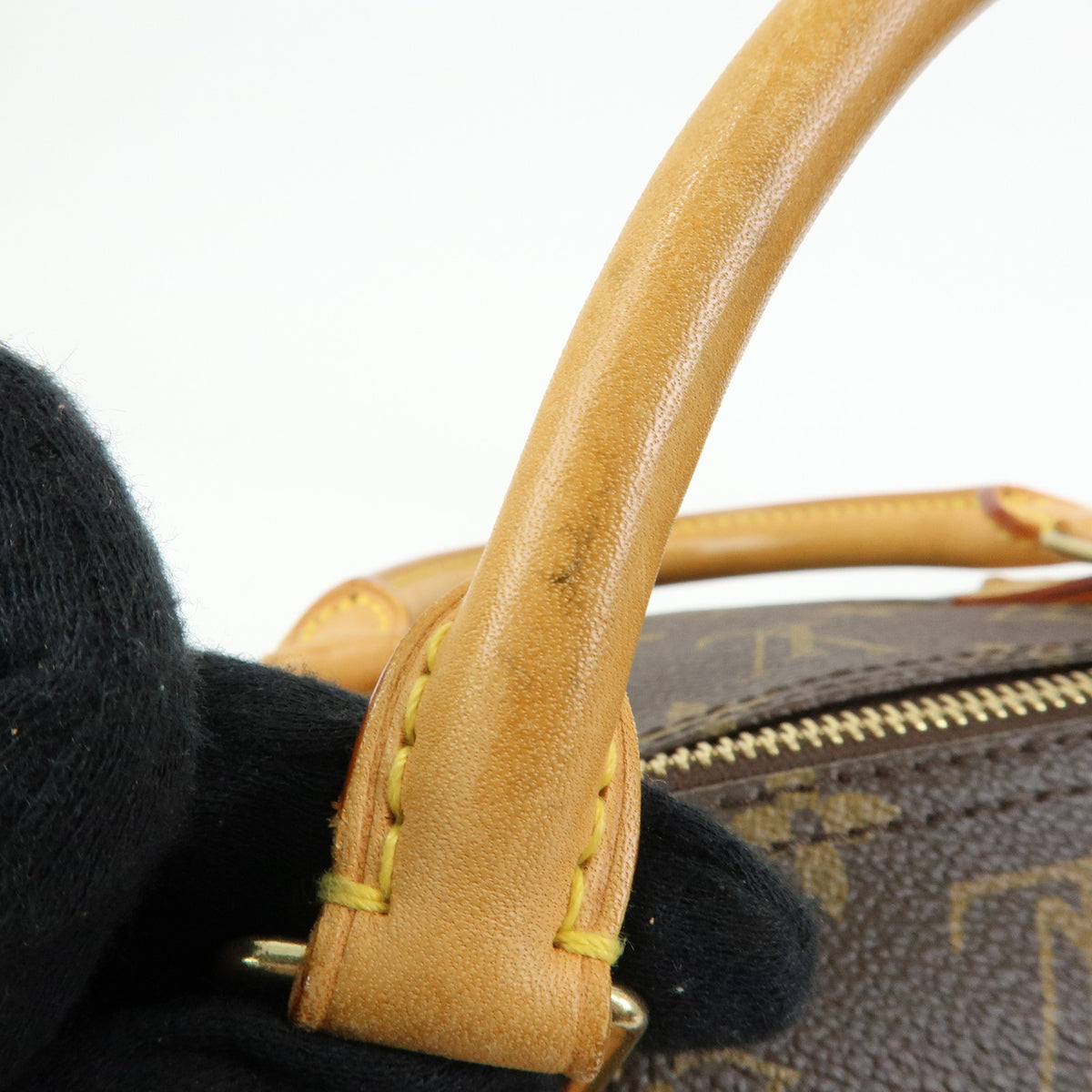 Louis Vuitton Monogram Speedy 40 Hand Bag Boston Bag Brown M41522