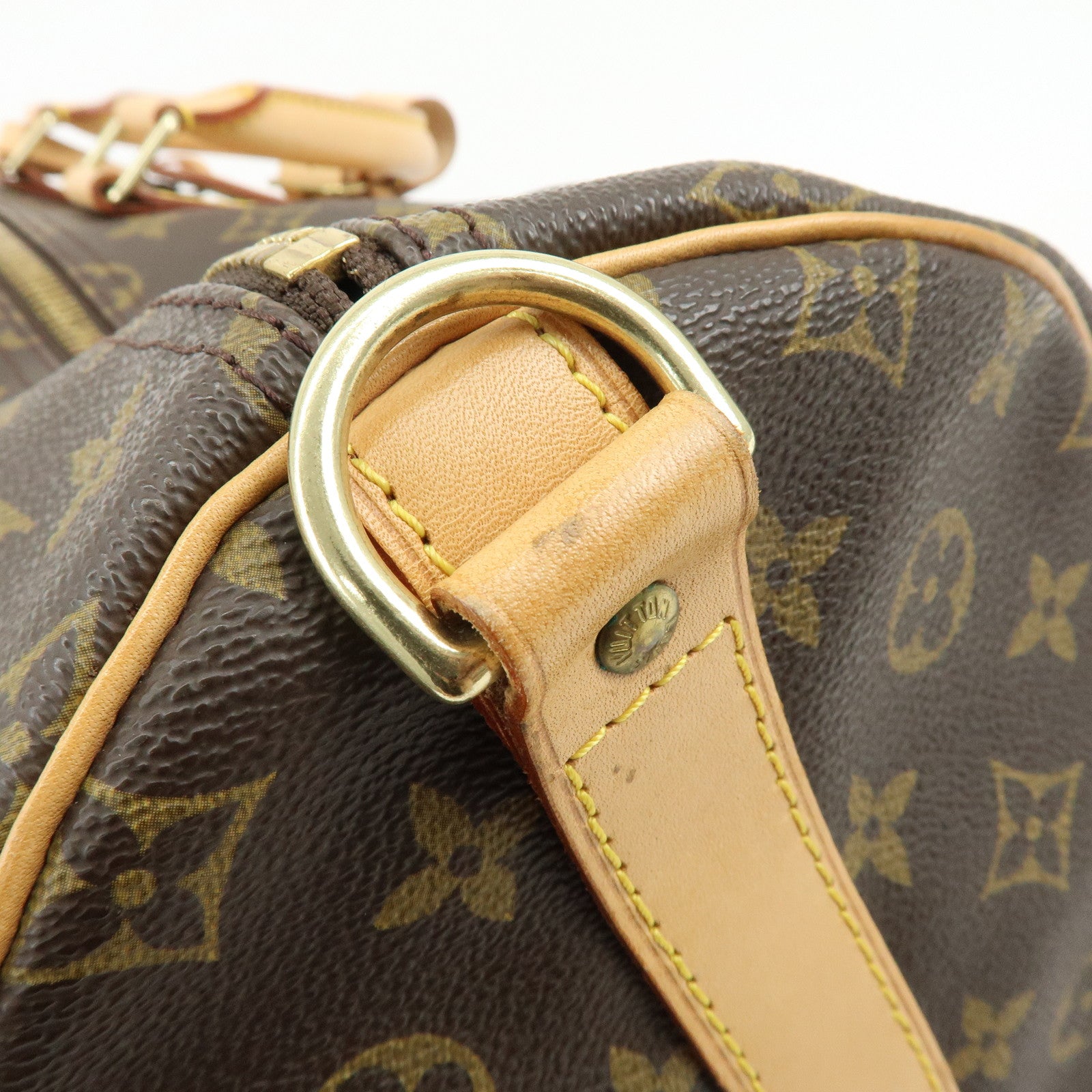 Louis Vuitton Monogram Keep All Bandouliere 55 Boston Bag M41414