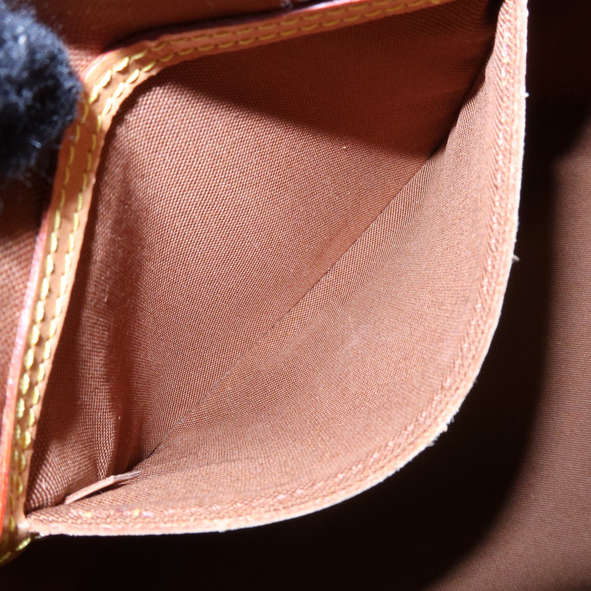 Louis Vuitton Monogram Alma PM Canvas Leather Hand Bag Brown M51130