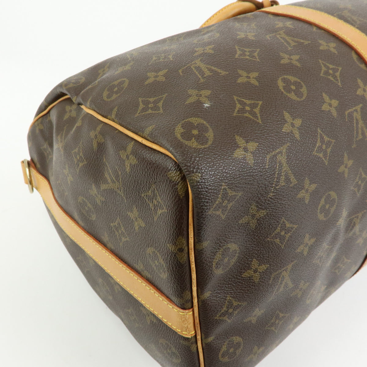 Louis Vuitton Monogram Keep All Bandouliere 50 Boston Bag M41416