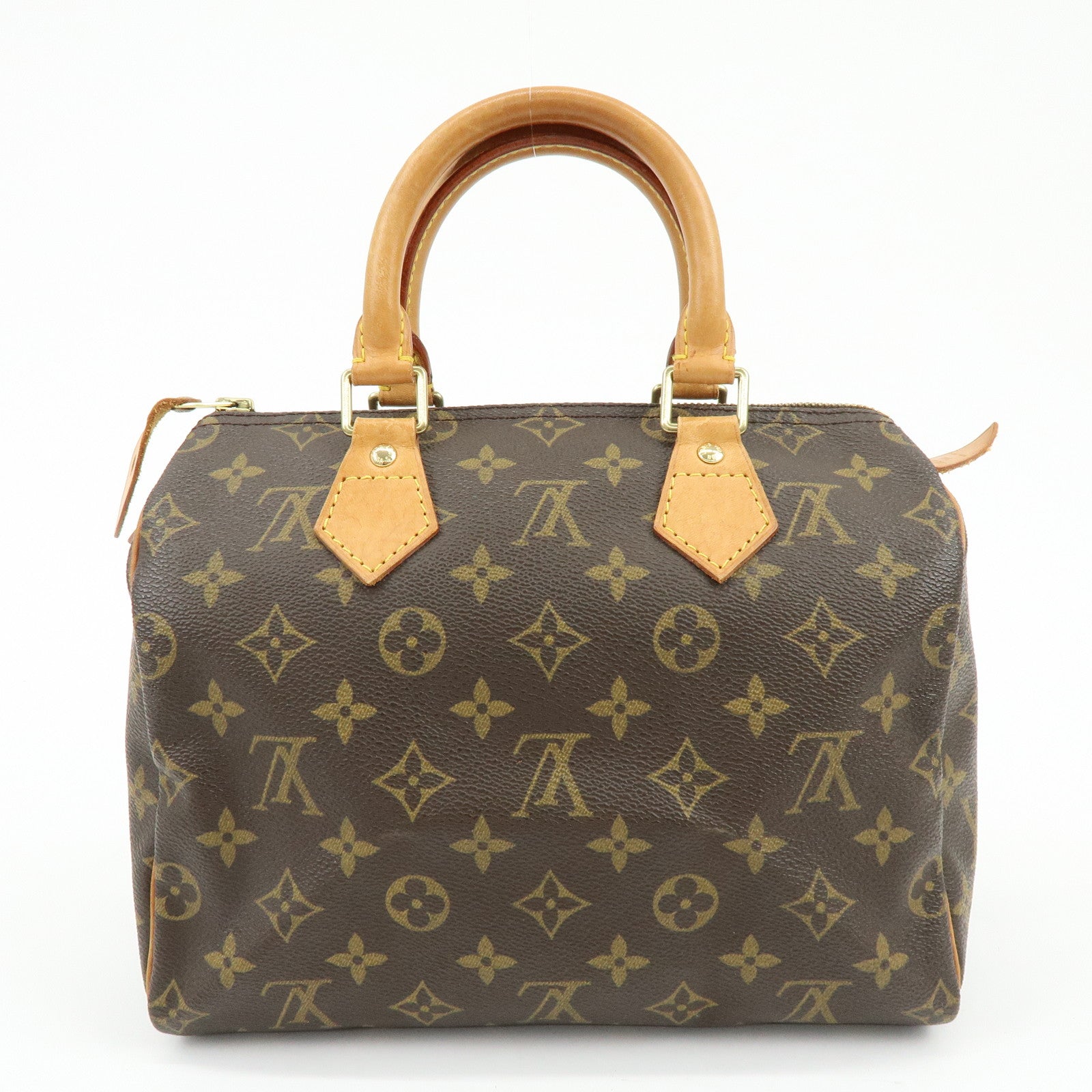 Louis Vuitton Monogram Speedy 25 Boston Bag Hand Bag Brown M41528