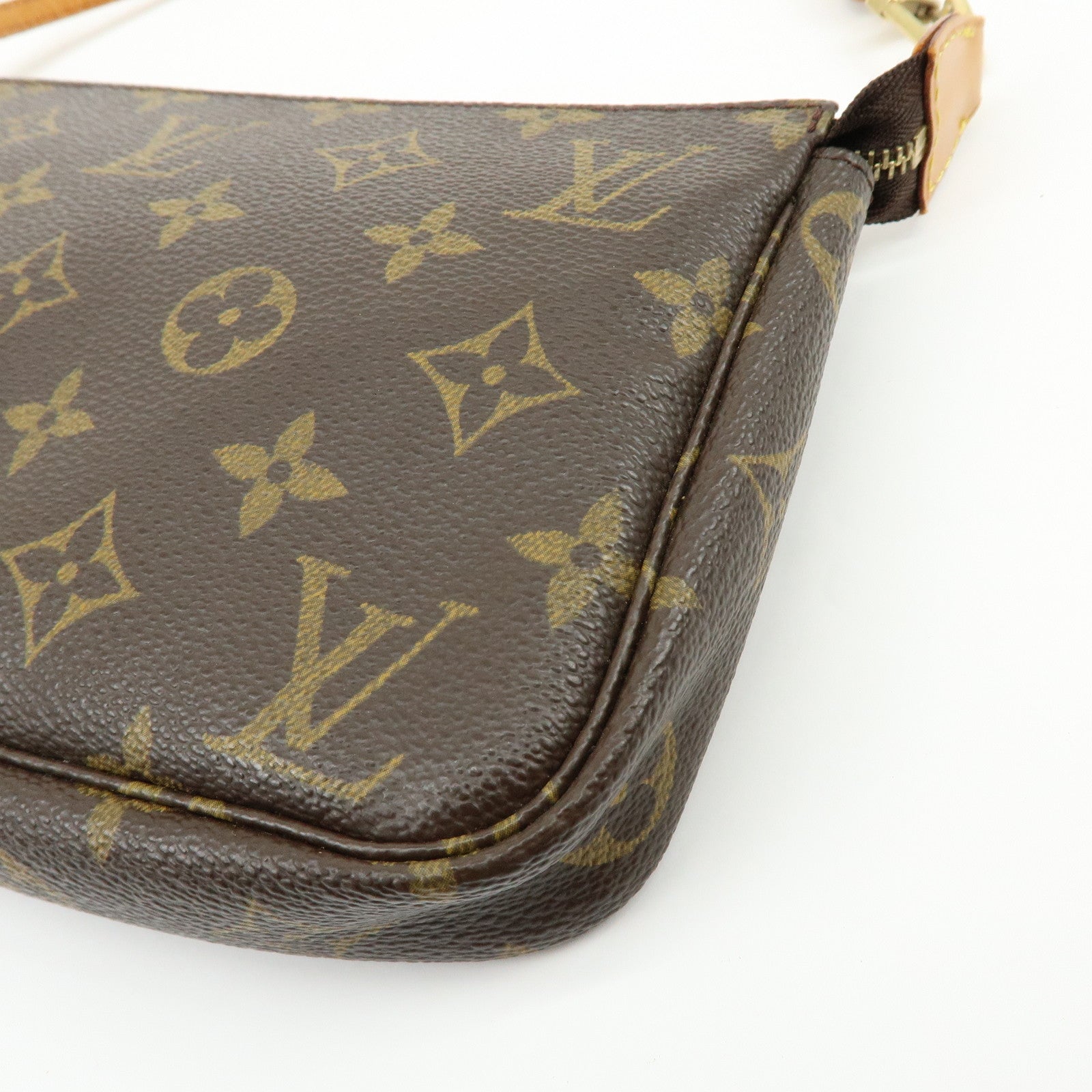 Louis Vuitton Monogram Pochette Accessoires Pouch Hand Bag M51980