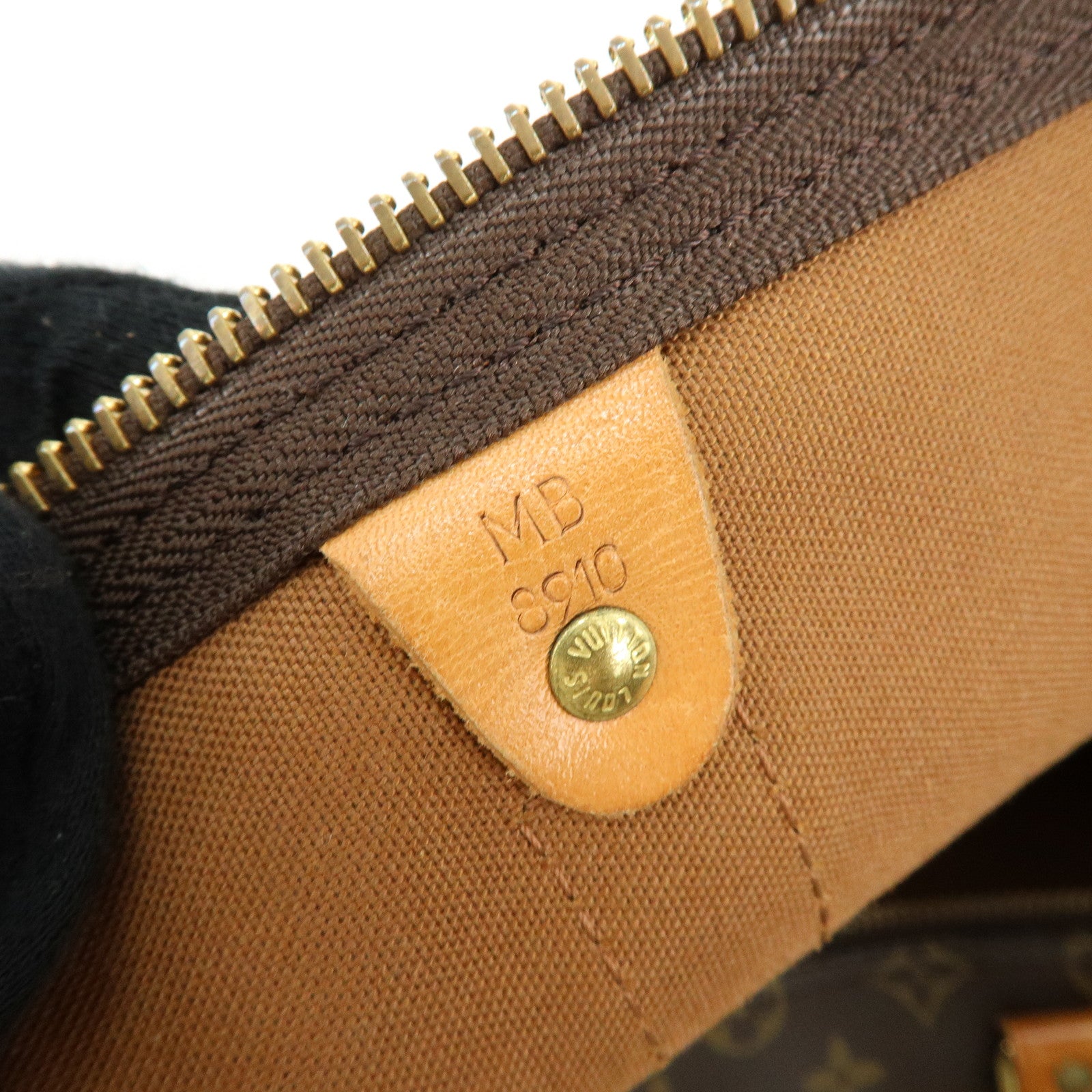 Louis Vuitton Monogram Keep All 50 Boston Bag Hand Bag Brown M41426