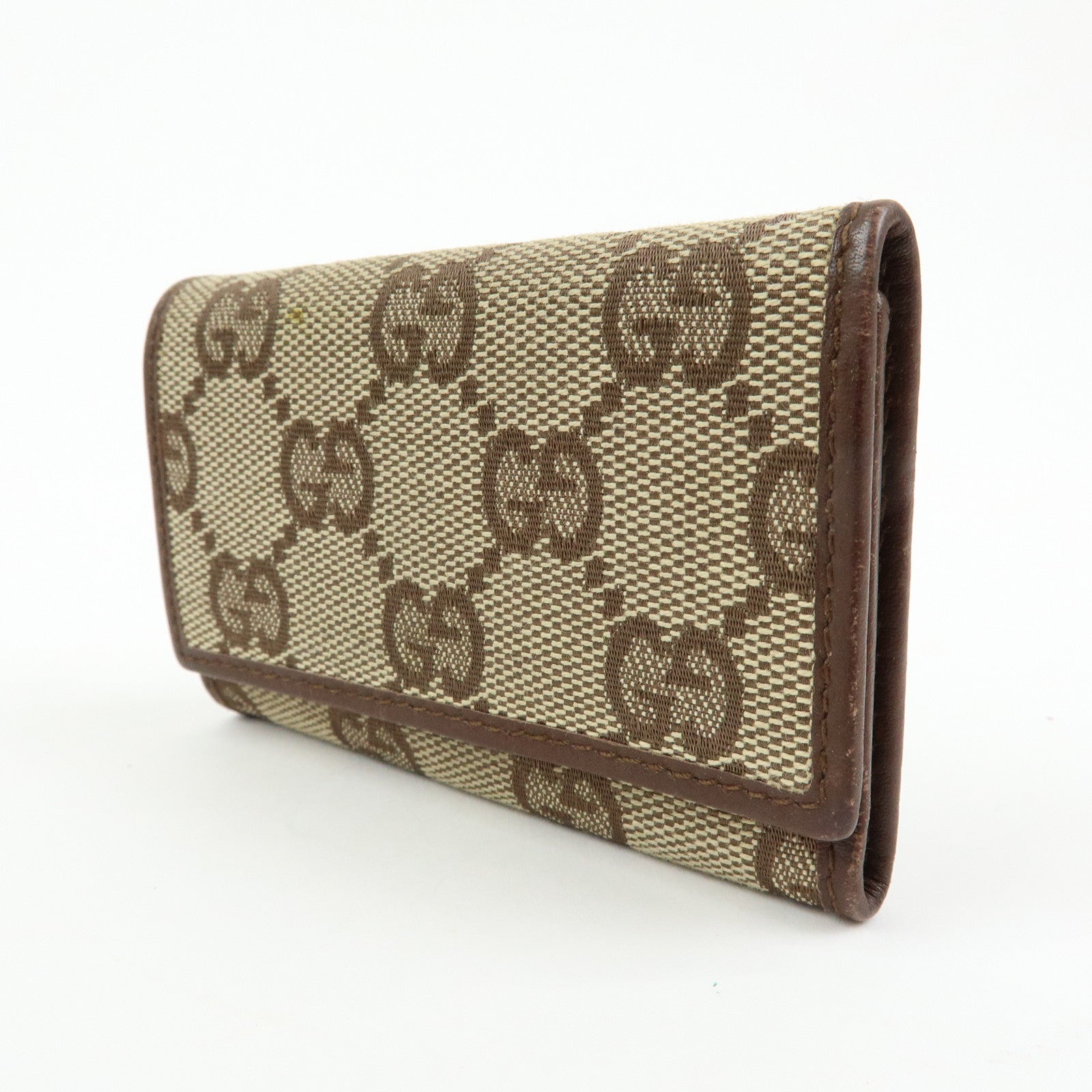 GUCCI Set of 2 Interlocking G Wallet Key Case 212110 27048  04564