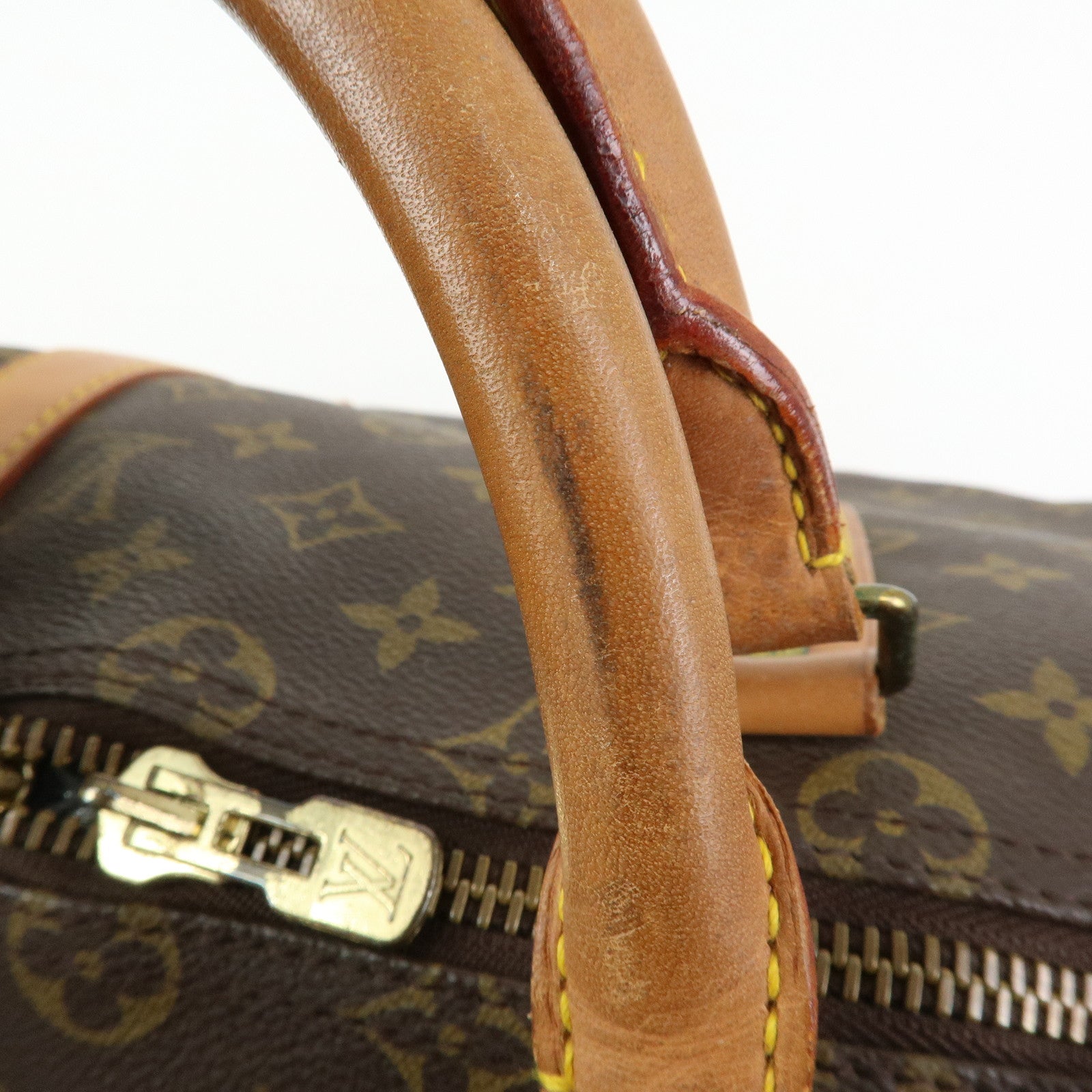 Louis Vuitton Monogram Keep All 50 Boston Bag Brown M41426