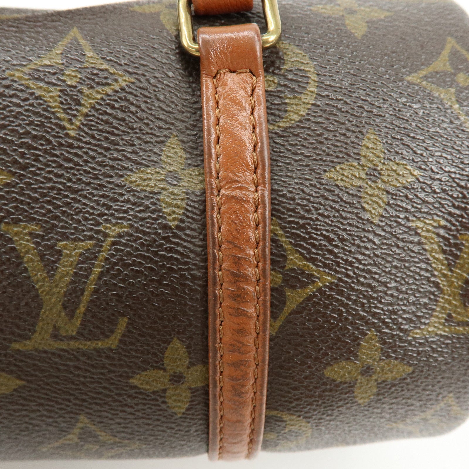 Louis Vuitton Monogram Papillon 26 Hand Bag Old Style Brown M51366