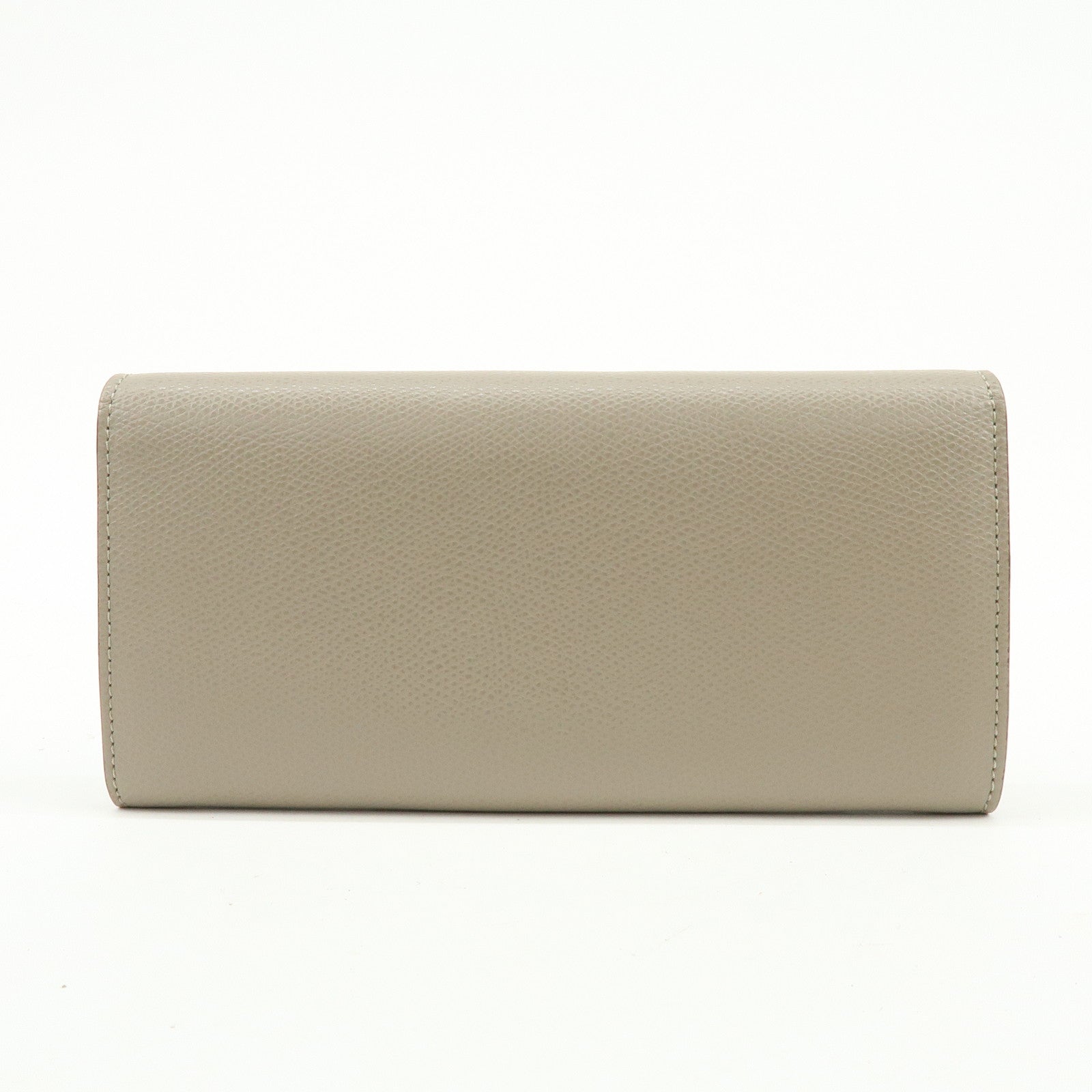 FENDI F is Fendi Leather Continental Long Wallet Beige 8M0251