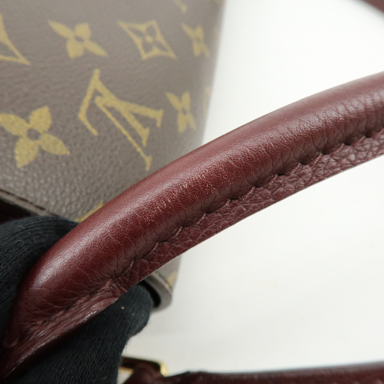 Louis Vuitton Monogram Olympe Canvas Hand Bag Shoulder Bag Brown M40579