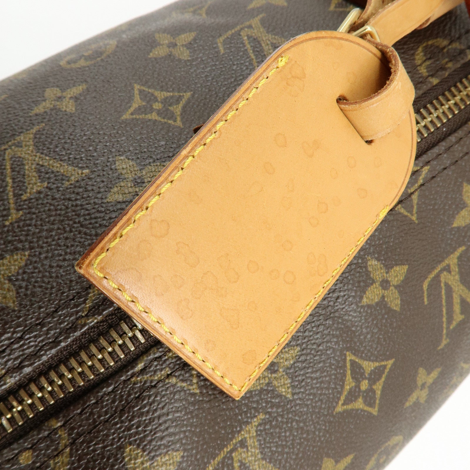 Louis Vuitton Monogram Keep All Bandouliere 50 Boston Bag Brown M41416