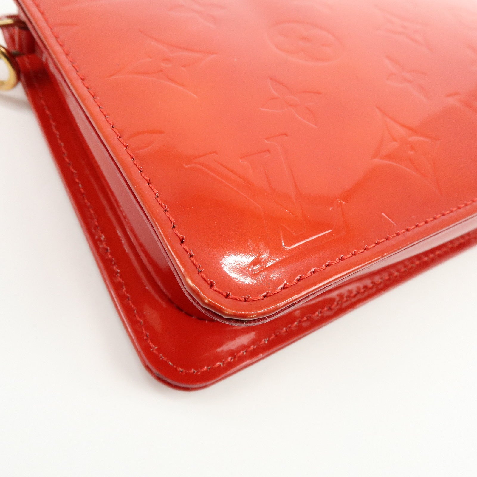 Louis Vuitton Monogram Vernis Lexington Accessoires Pouch Rouge M91132