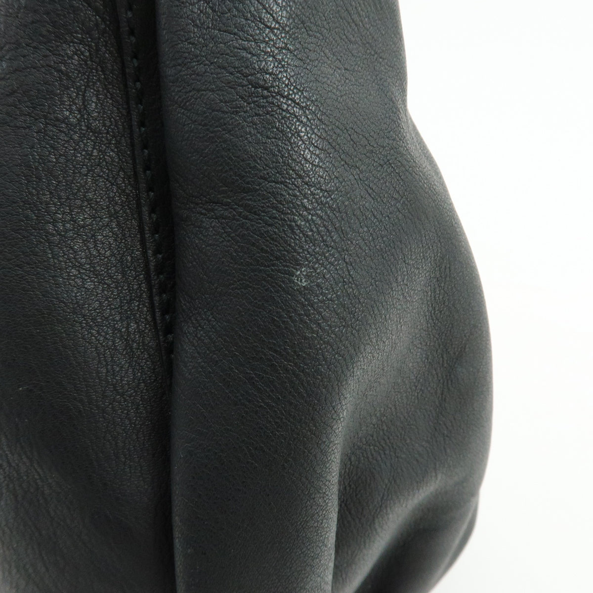 GUCCI Abbey Leather Shoulder Bag Hand Bag Black 189833