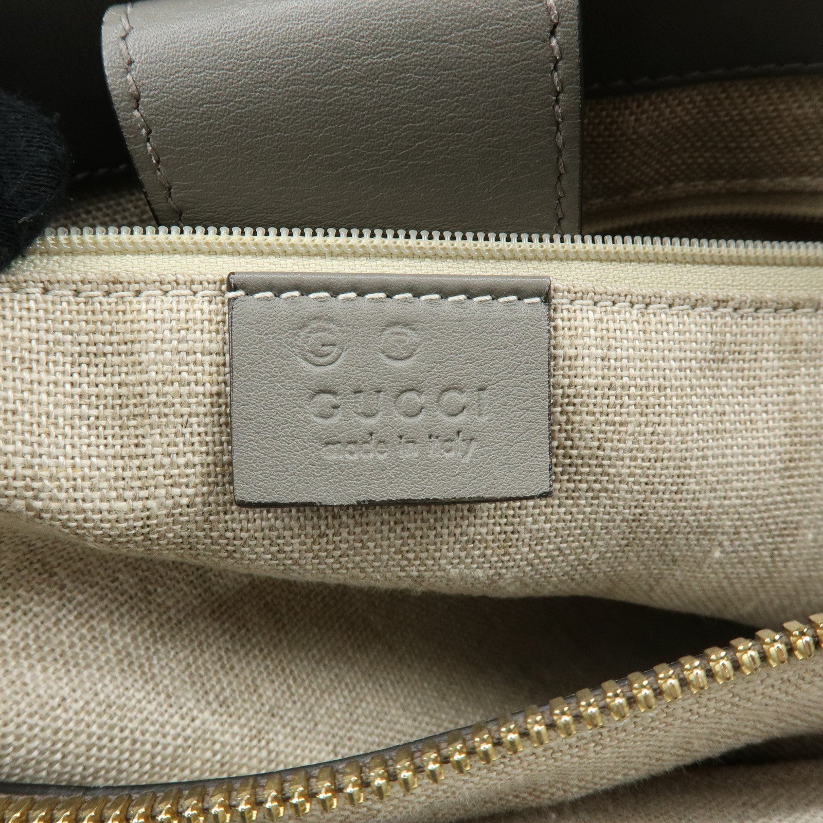 GUCCI Microguccissima Leather 2Way Bag Shoulder Bag Gray 510291