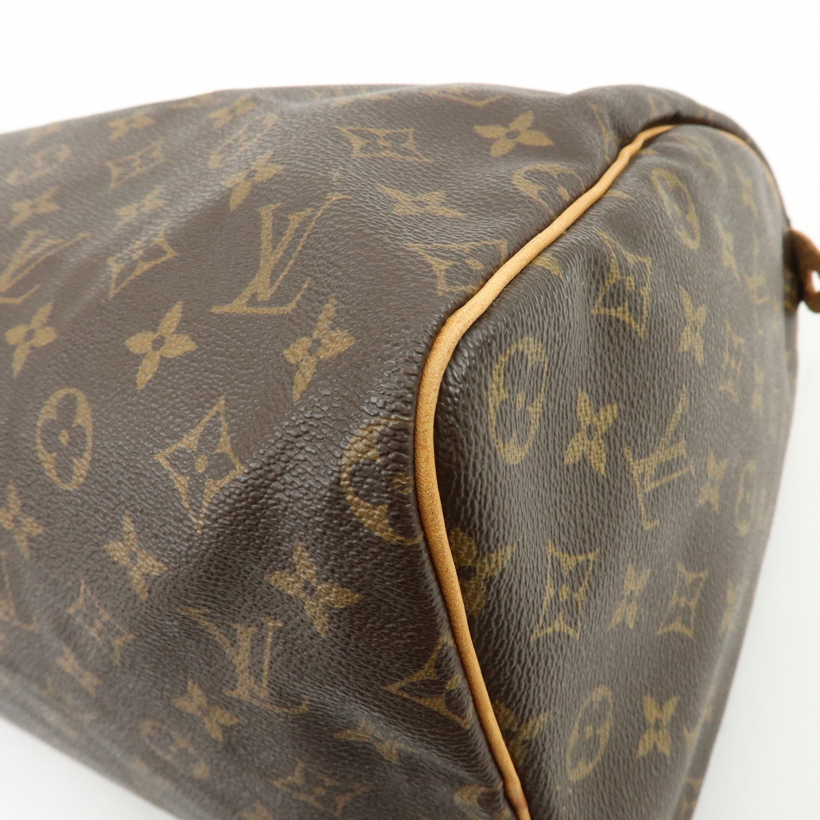 Louis Vuitton Monogram Speedy 40 Hand Bag Boston Bag Brown M41522