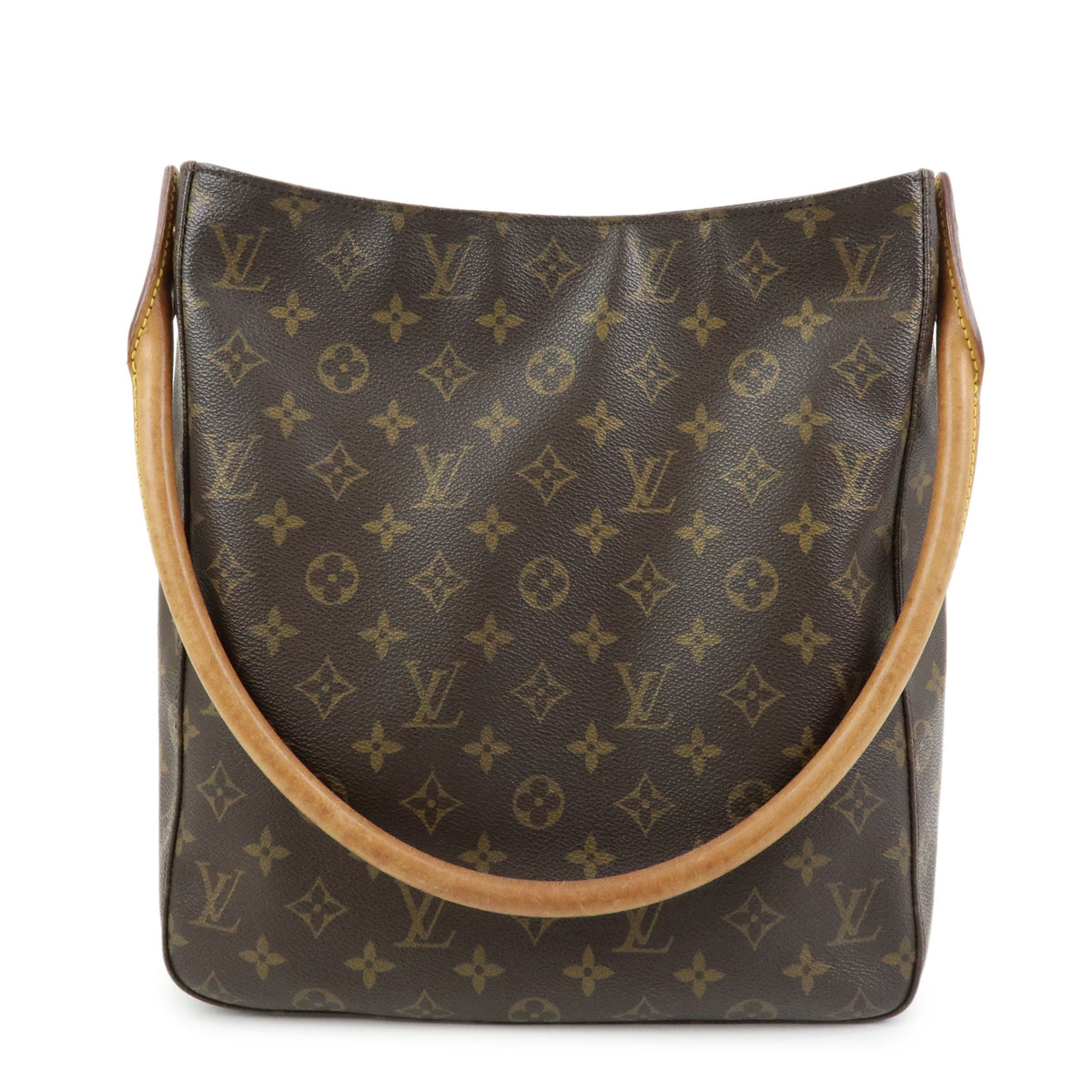 Louis Vuitton Monogram Looping GM Shoulder Bag Brown M51145