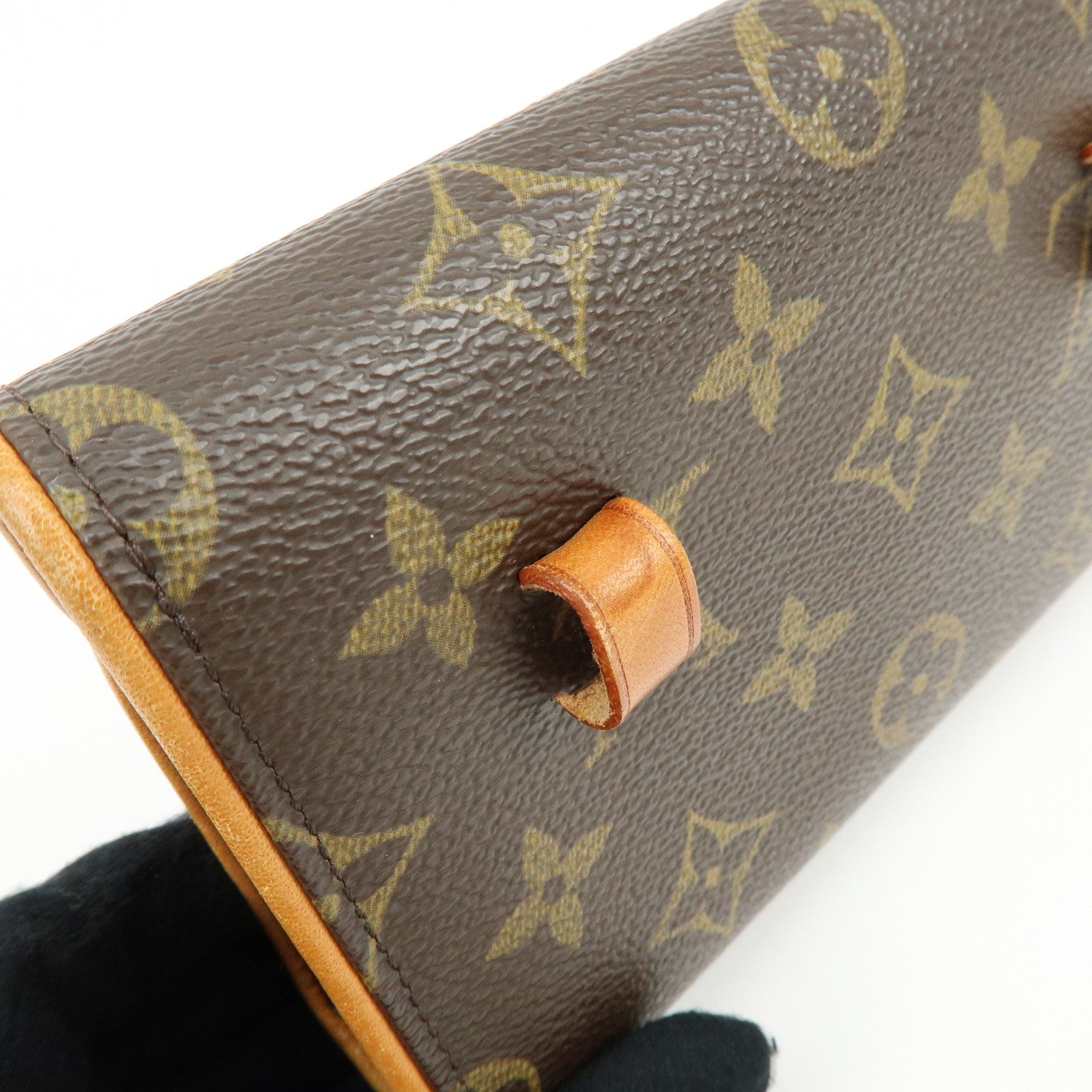 Louis Vuitton Monogram Pochette Florentine Waist Bag Belt XS M51855