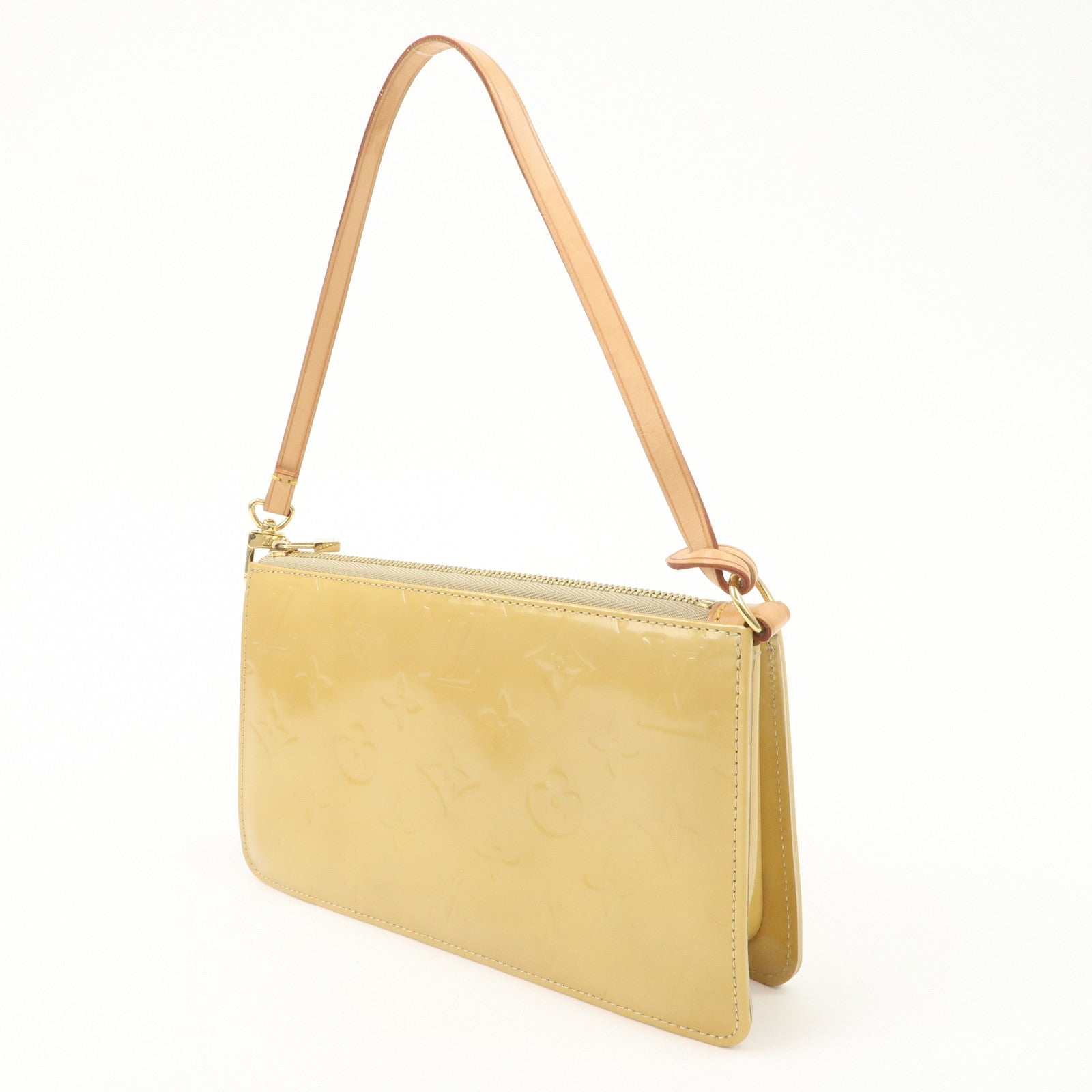 Louis Vuitton Monogram Vernis Lexington Accessoires Pouch Beige M91010 Used