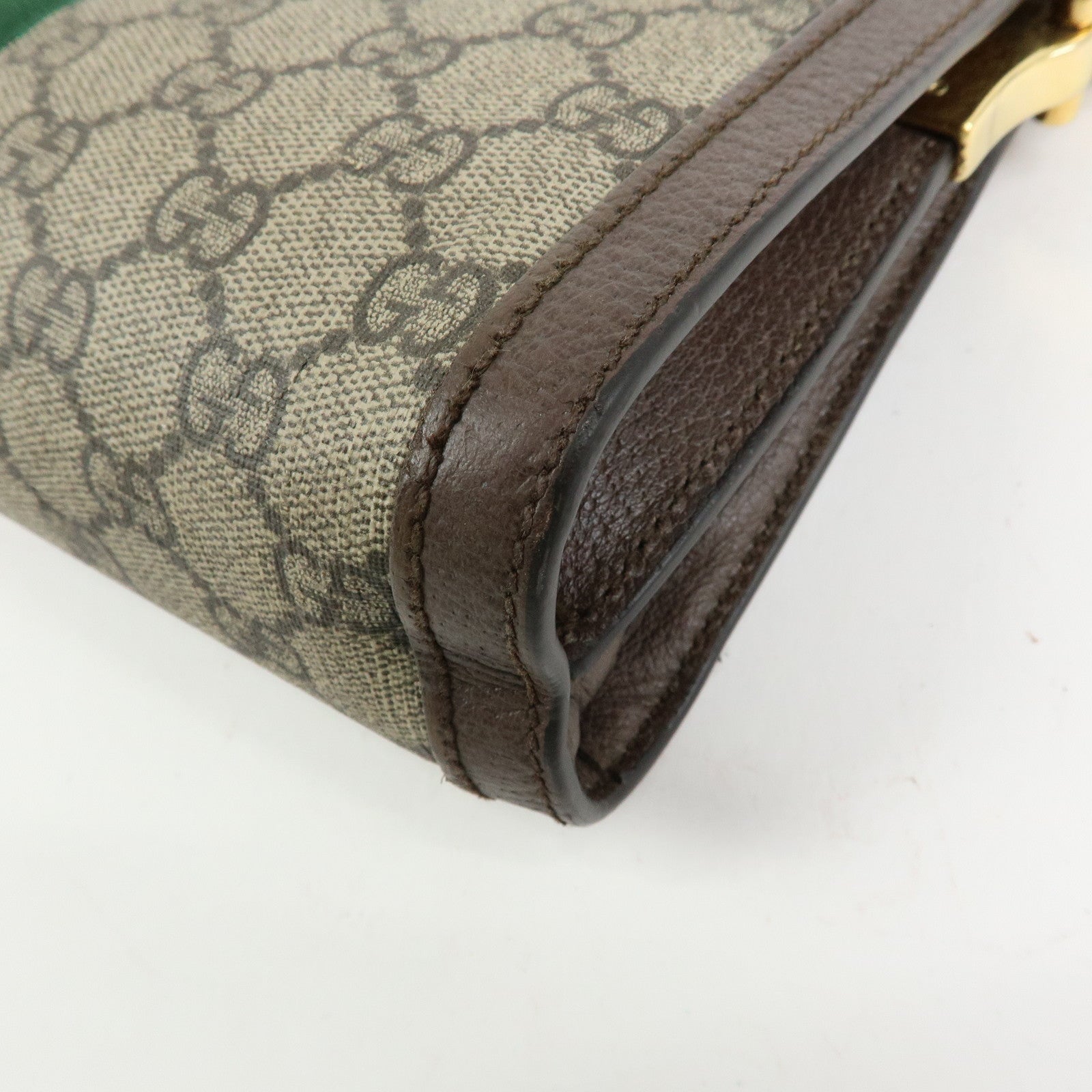 GUCCI Ophidia Sherry GG Supreme Chain Shoulder Bag Beige Brown 503877