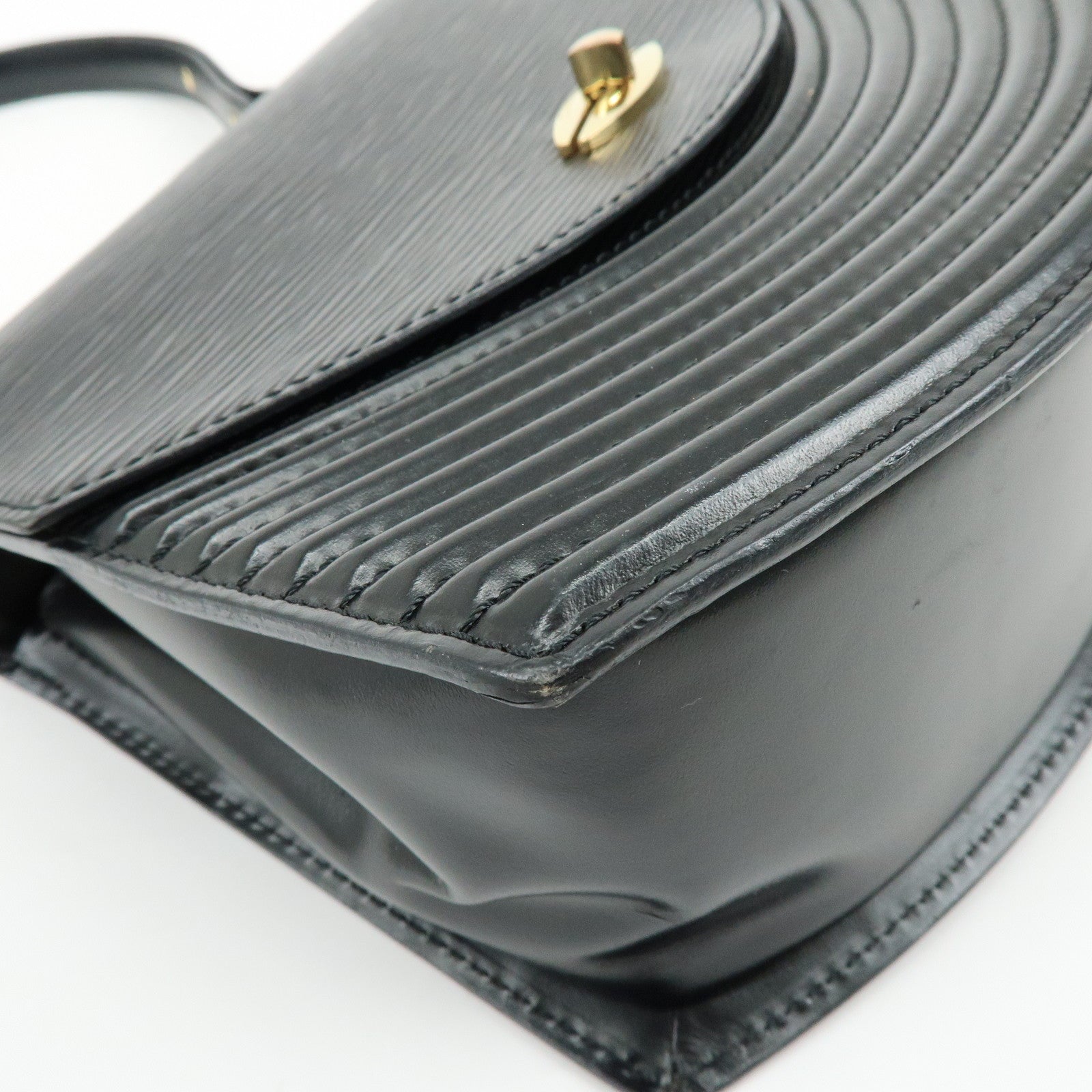 Louis Vuitton Epi Tilsit Shoulder Bag Hand Bag Noir Black M52482