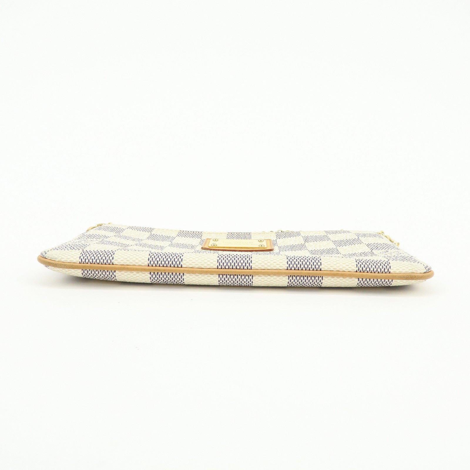 Louis Vuitton Damier Azur Pochette Milla MM Mini Accesory Pouch N60027