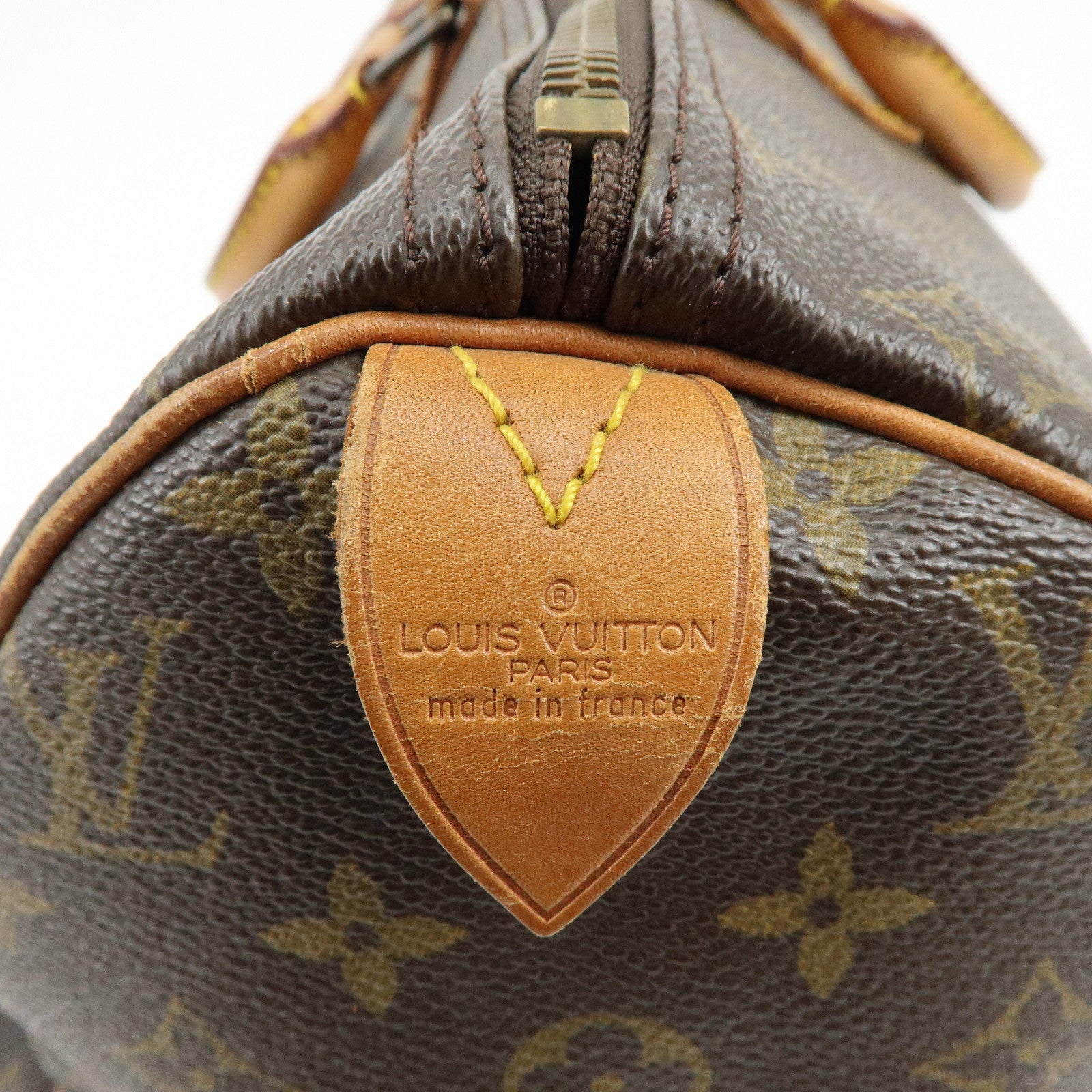 Louis Vuitton Monogram Speedy 40 Boston Bag Brown M41522