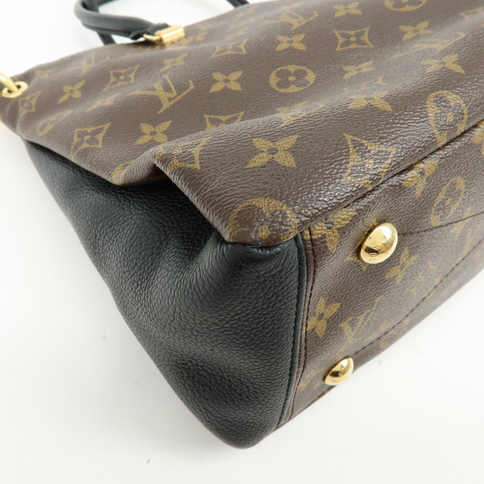 Louis Vuitton Monogram Pallas 2Way Bag Hand Bag Monogram Noir M41064