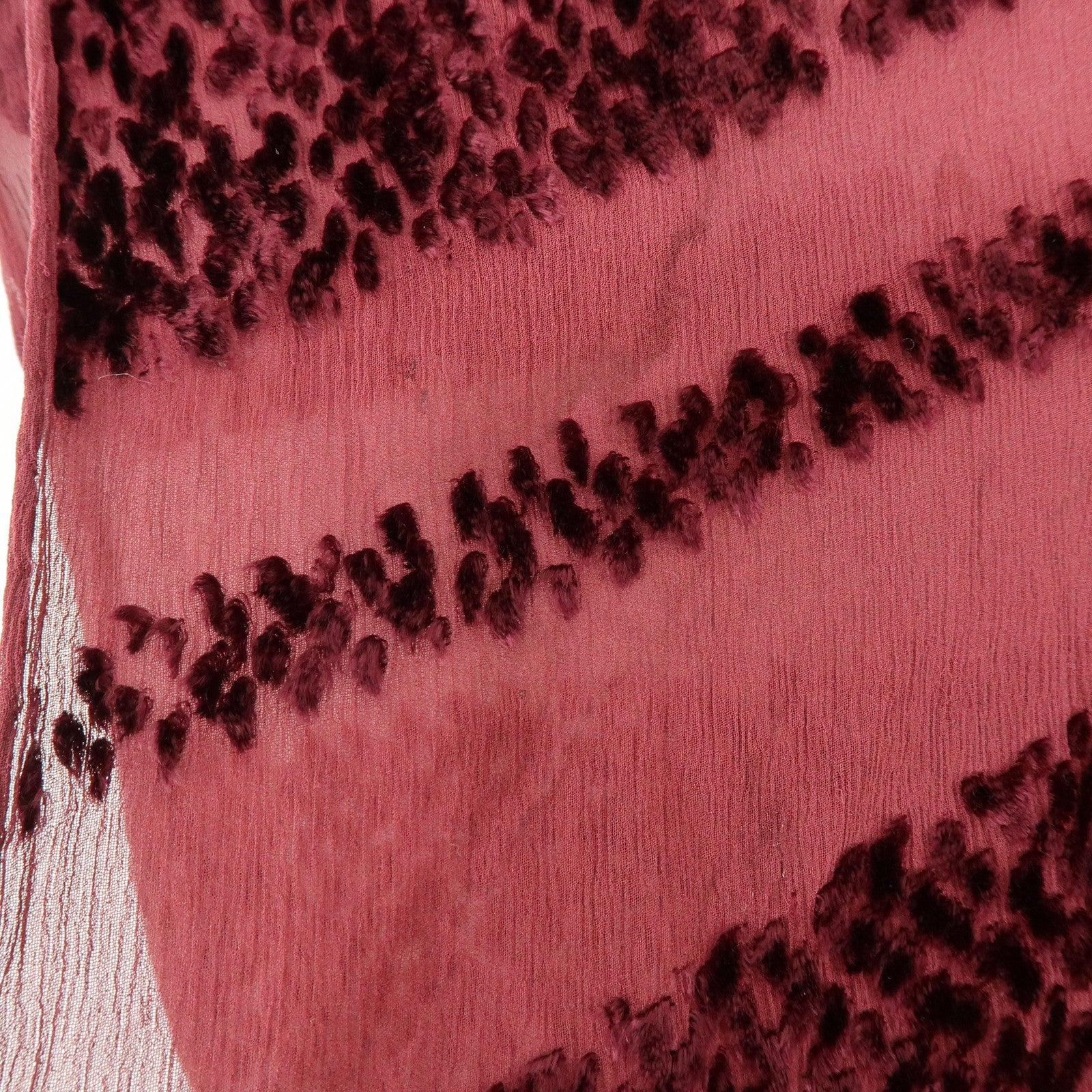 GUCCI Lot of 3 Wool100% Silk100% Rayon Scarf Stole Pink Bordeaux Red