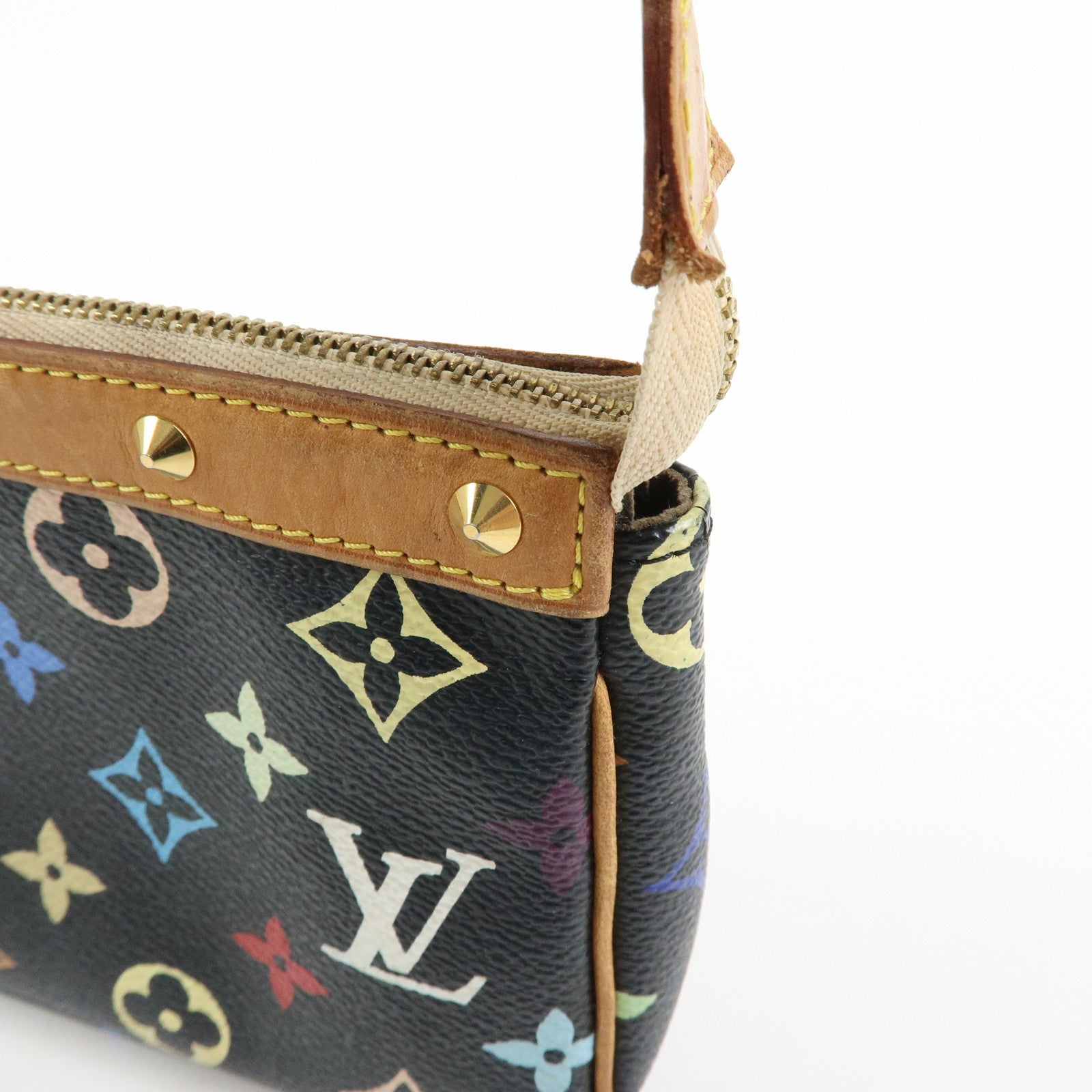 Louis Vuitton Monogram Multicolor Pochette Accessoires Noir M92648