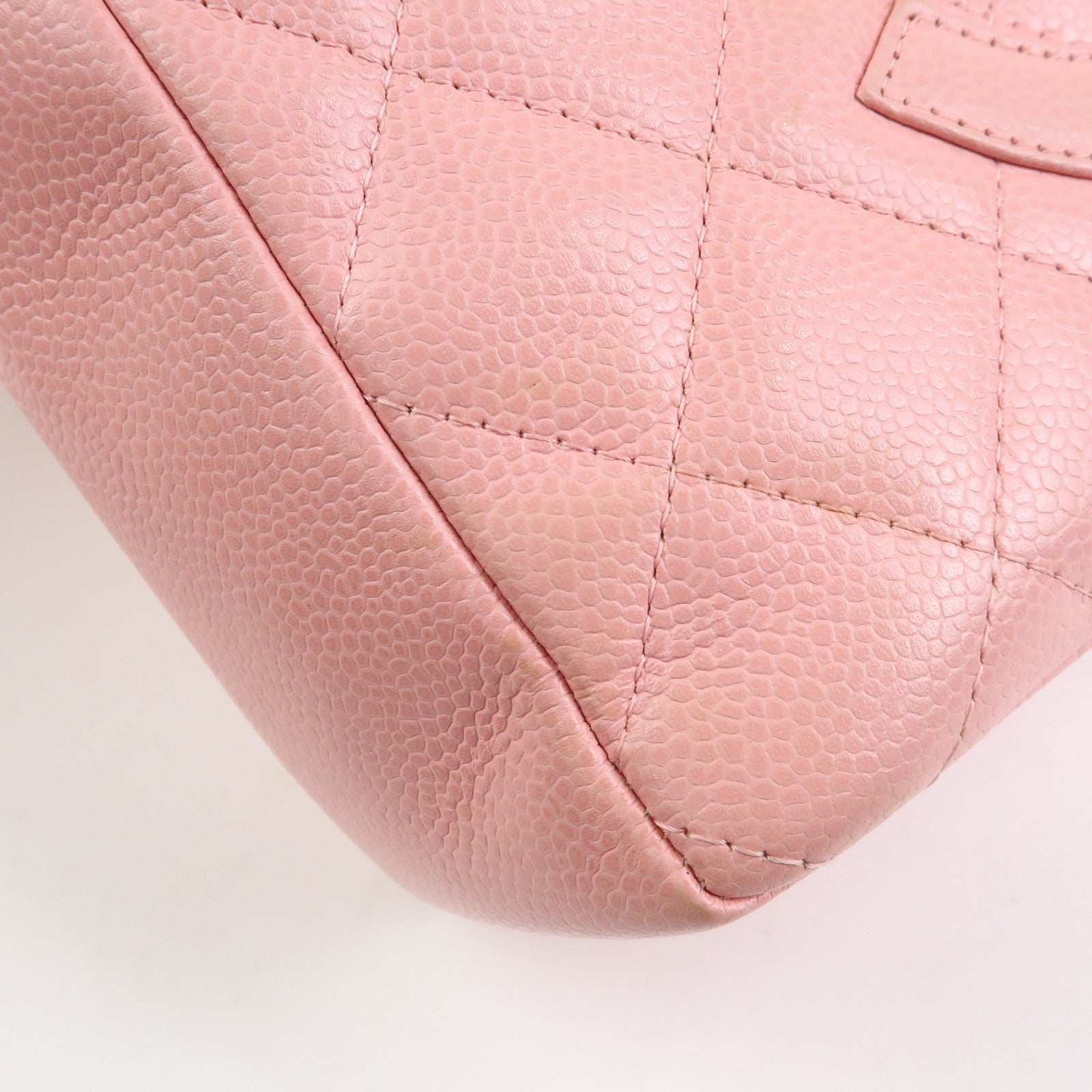 CHANEL COCO Mark Caviarskin PST Chain Tote Bag Shoulder Bag Pink