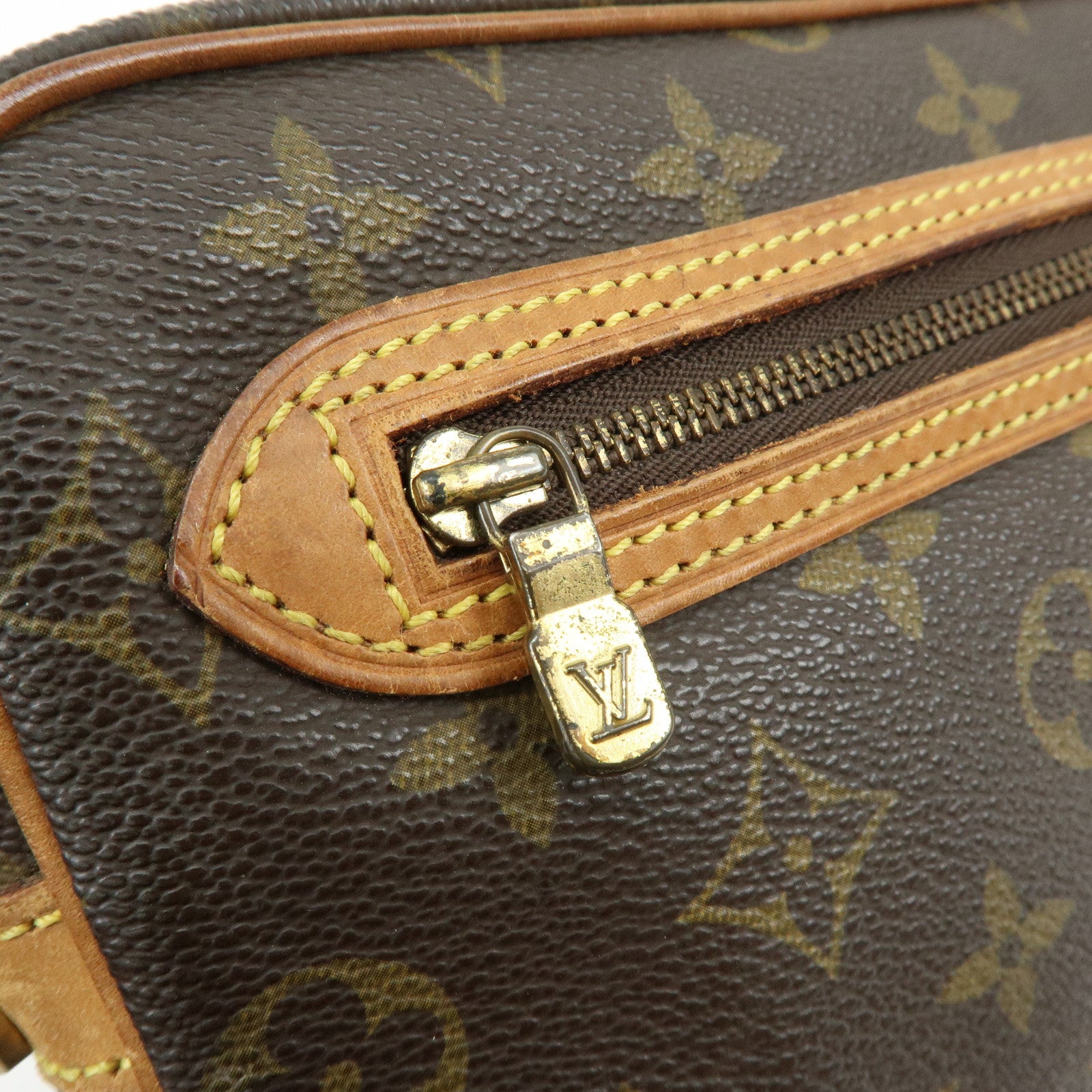 Louis Vuitton Monogram Marly Dragonne GM Clutch Bag Wrist Bag M51825